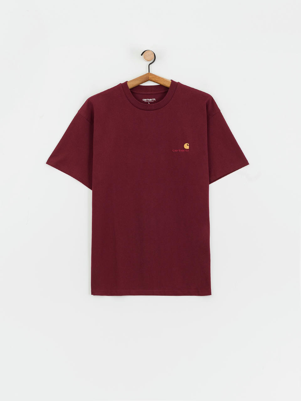 T-shirt Carhartt WIP American Script (malbec)