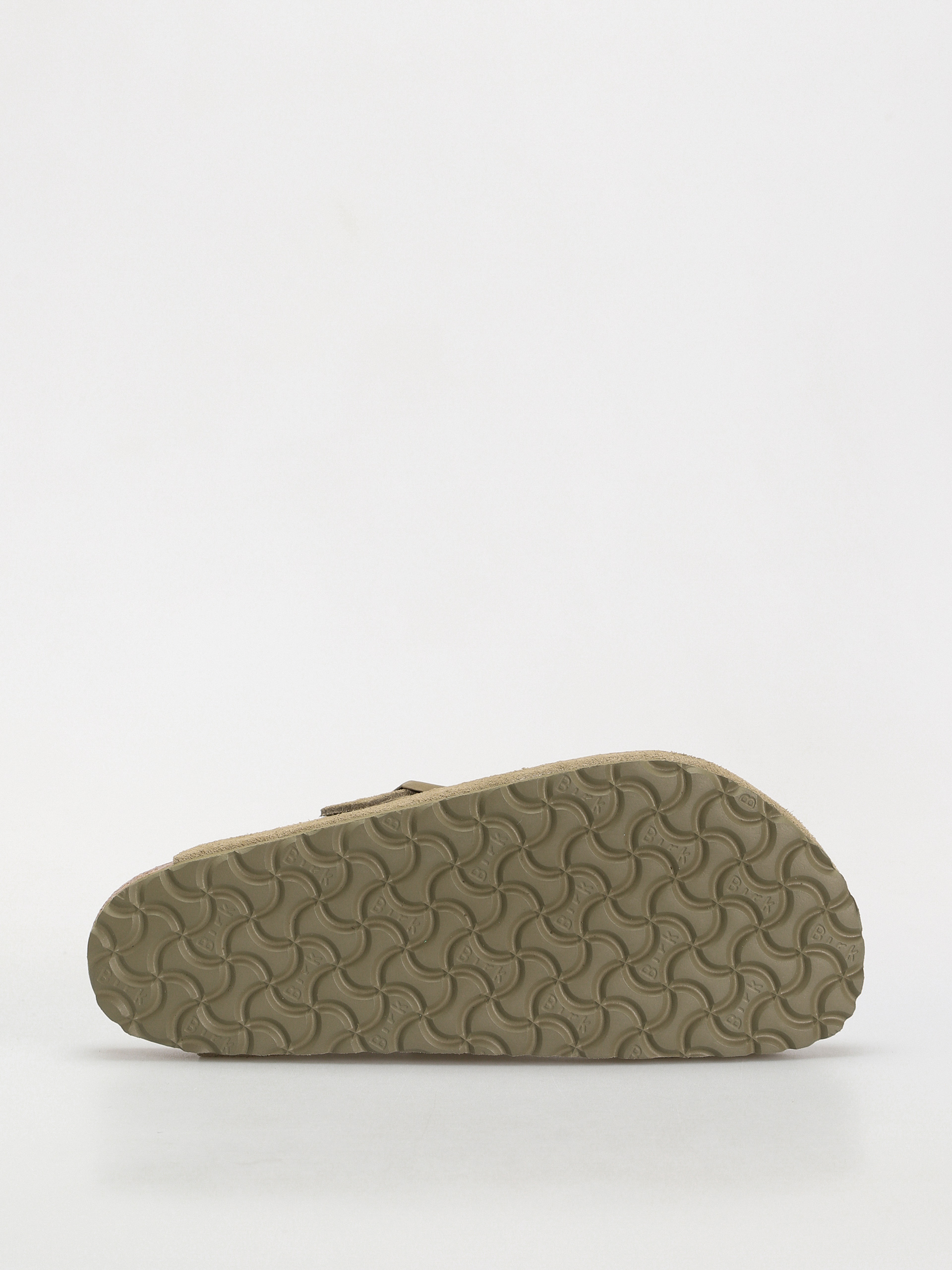 Klapki Birkenstock Boston Suede Leather Regular (faded khaki)