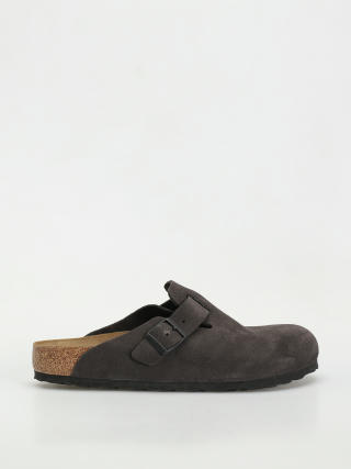 Klapki Birkenstock Boston Suede Leather Regular (velvet grey)