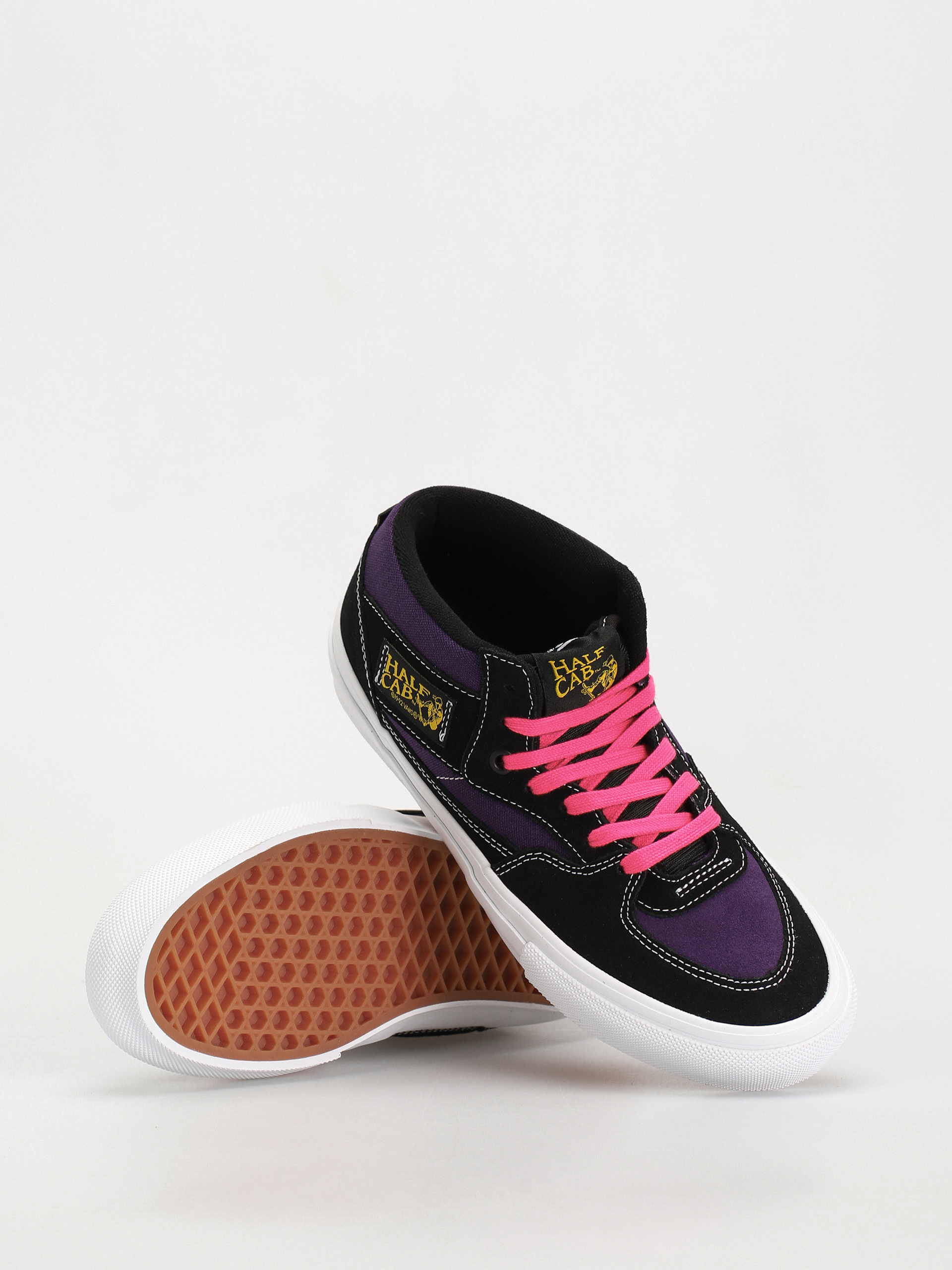 Buty Vans Skate Half Cab - czarny, fioletowy (black/purple)