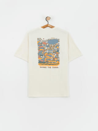 T-shirt Patagonia Commontrail Pocket Responsibili (birch white)