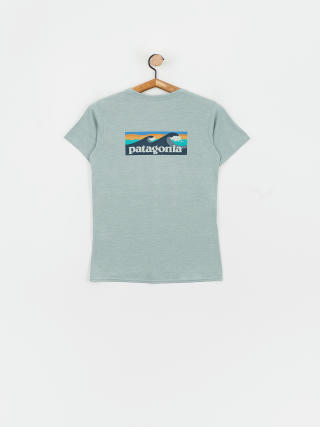 T-shirt Patagonia Cap Cool Daily Graphic Waters Wmn (boardshort logo thermal blue x dye)