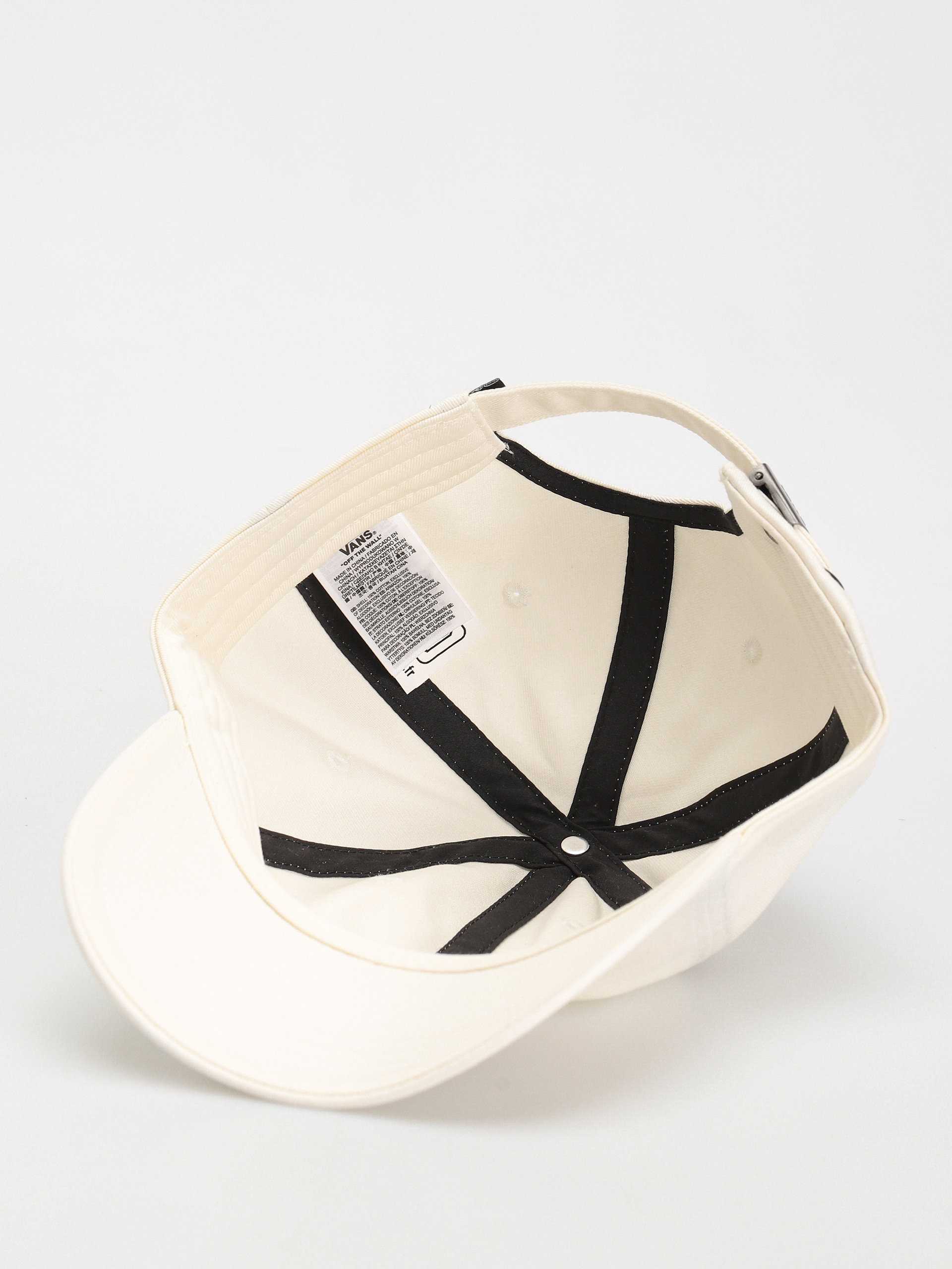 Czapka z daszkiem Vans Court Side Curved Bill Jockey (marshmallow)