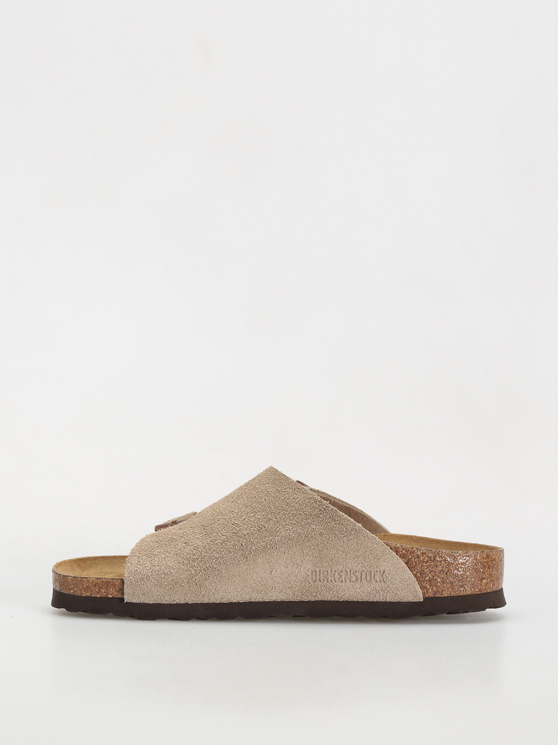Klapki Birkenstock Zürich Suede Leather Narrow Wmn (taupe)