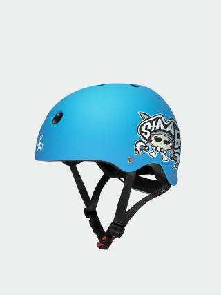 Kask Triple Eight Lil 8 Staab Edition Dual Certified Helmet With Eps Liner JR (neon blue)