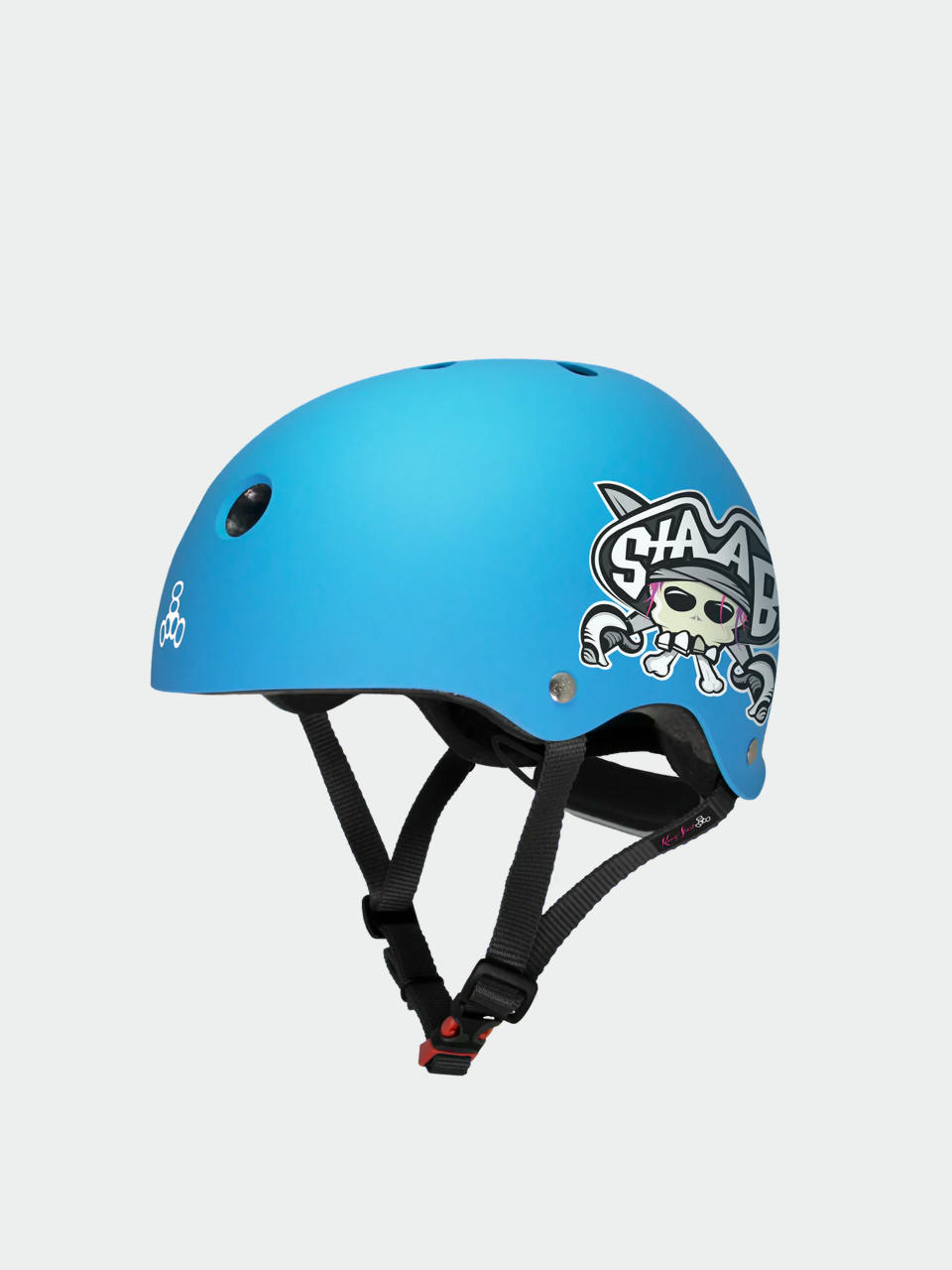 Kask Triple Eight Lil 8 Staab Edition Dual Certified Helmet With Eps Liner JR (neon blue)