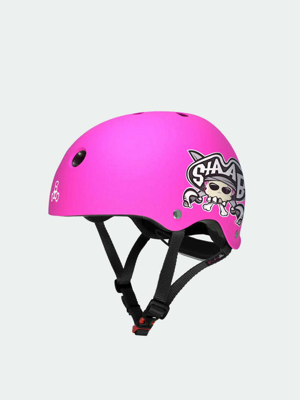 Kask Triple Eight Lil 8 Staab Edition Dual Certified Helmet With Eps Liner JR (neon pink)