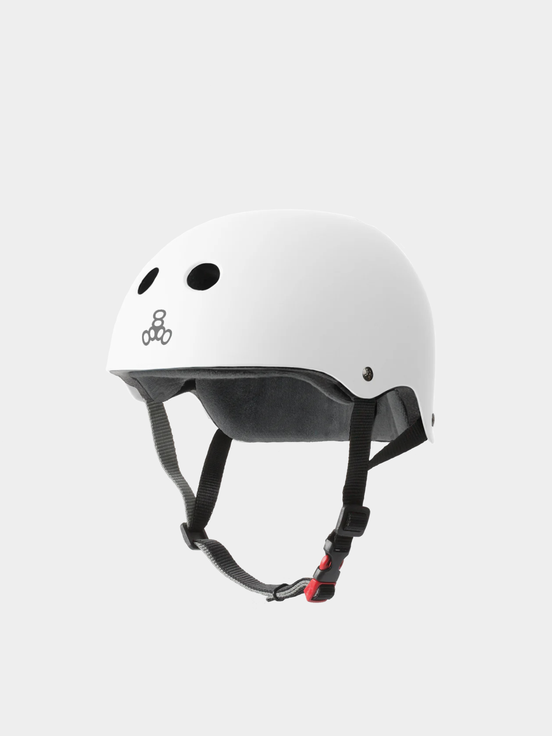 Kask Triple Eight The Certified Sweatsaver Helmet (white rubber)