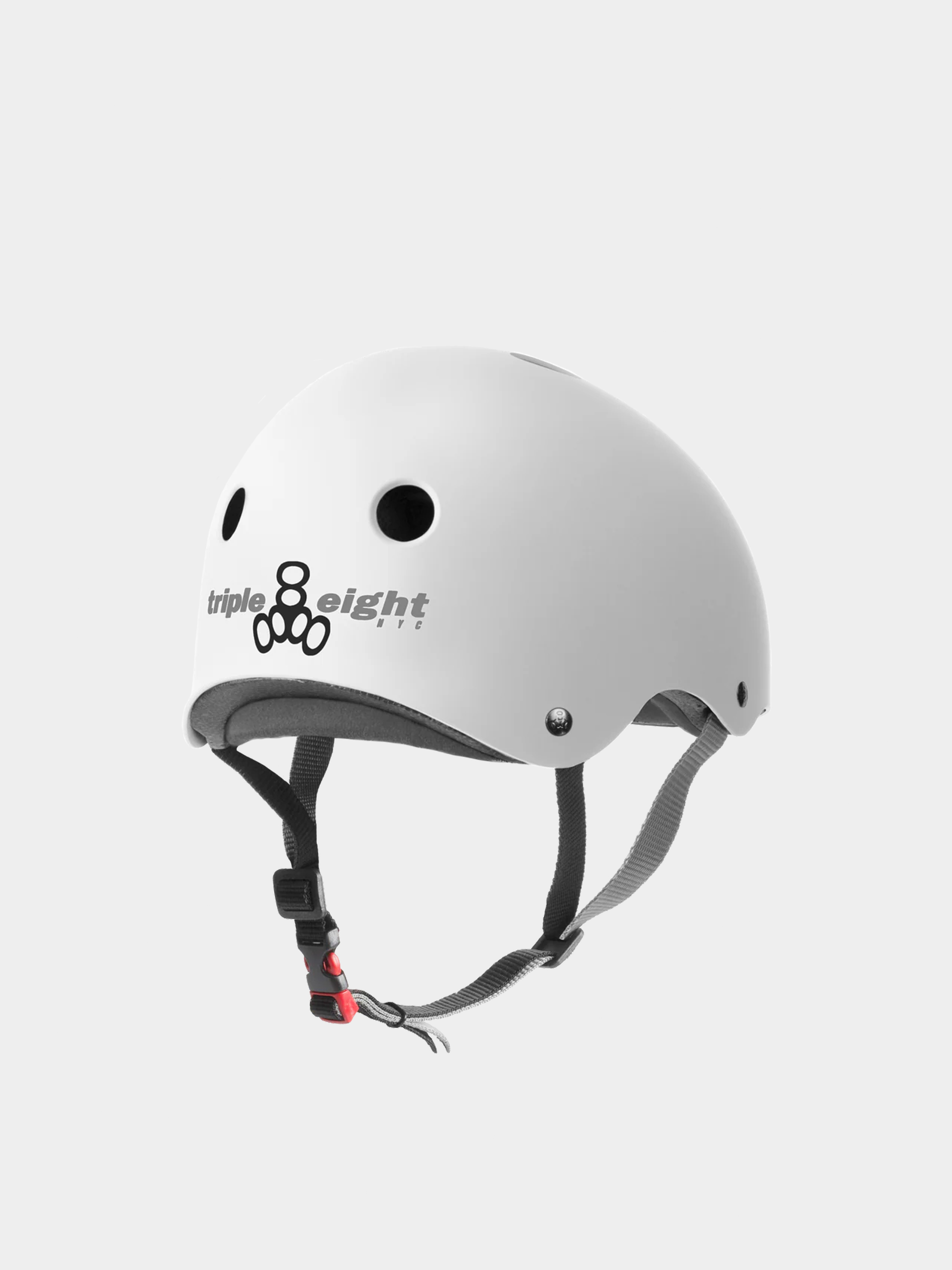 Kask Triple Eight The Certified Sweatsaver Helmet (white rubber)