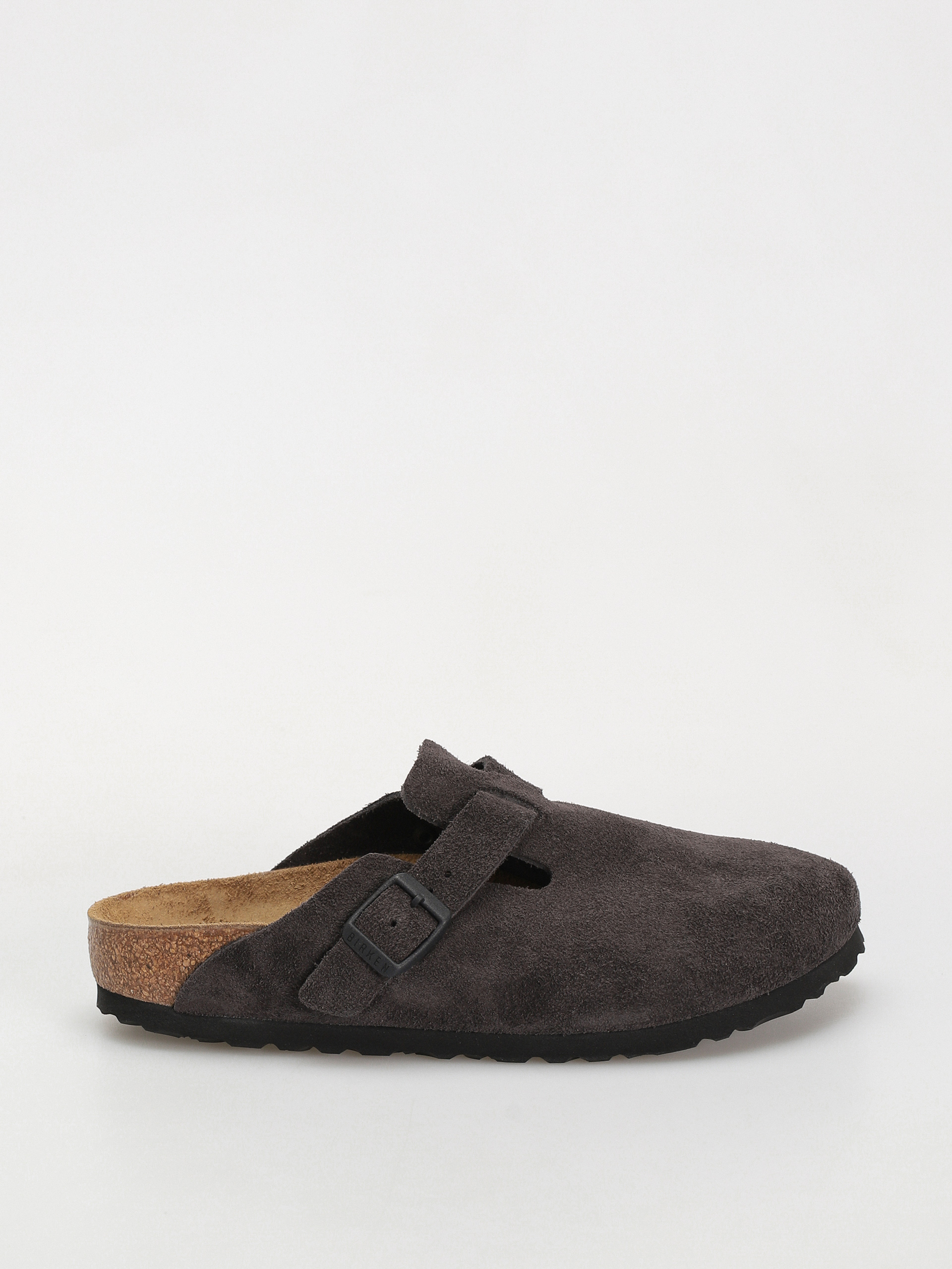 Klapki Birkenstock Boston Suede Leather Narrow Wmn (velvet grey)