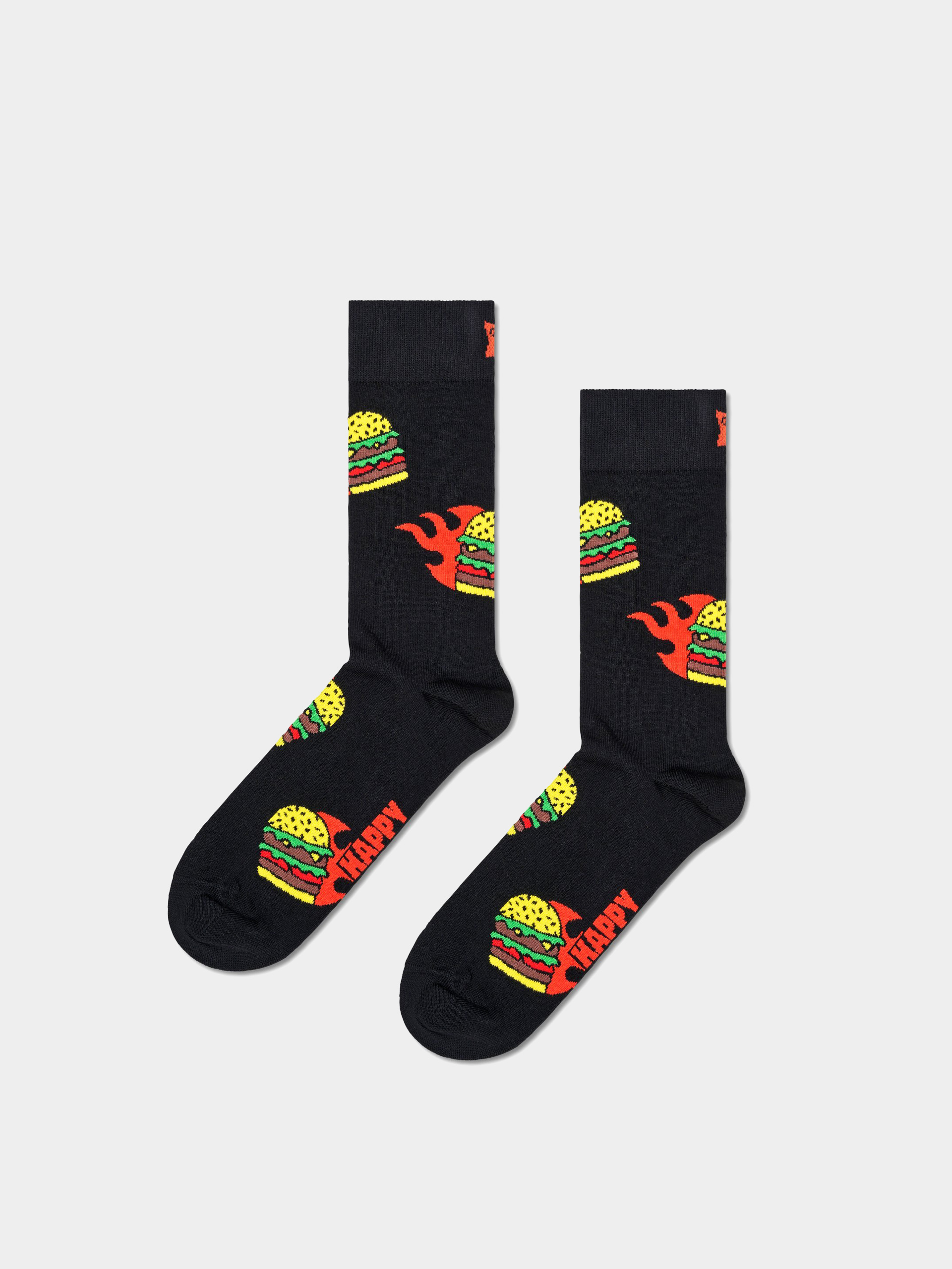 Skarpetki Happy Socks 2-Pack Blast Off Burger (black)