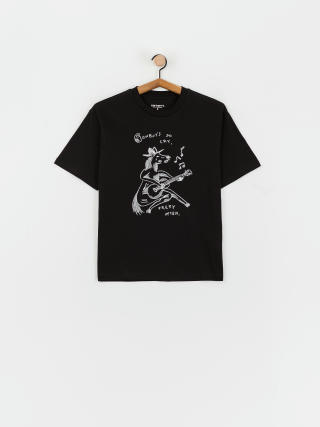 T-shirt Carhartt WIP Pepe Sad Cowboy Wmn (black/white)