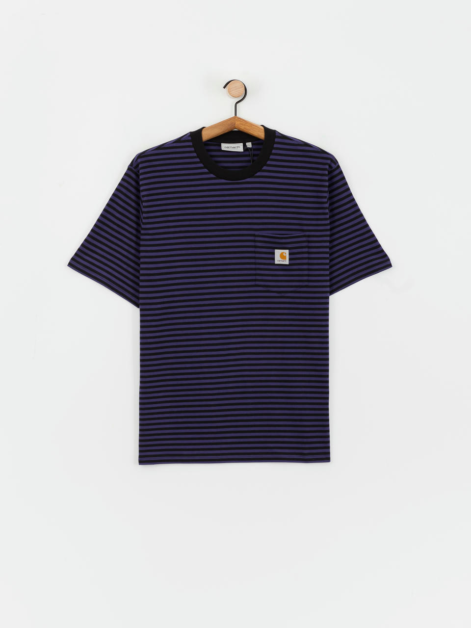 T-shirt Carhartt WIP Verner Pocket (verner stripe/black/aura)