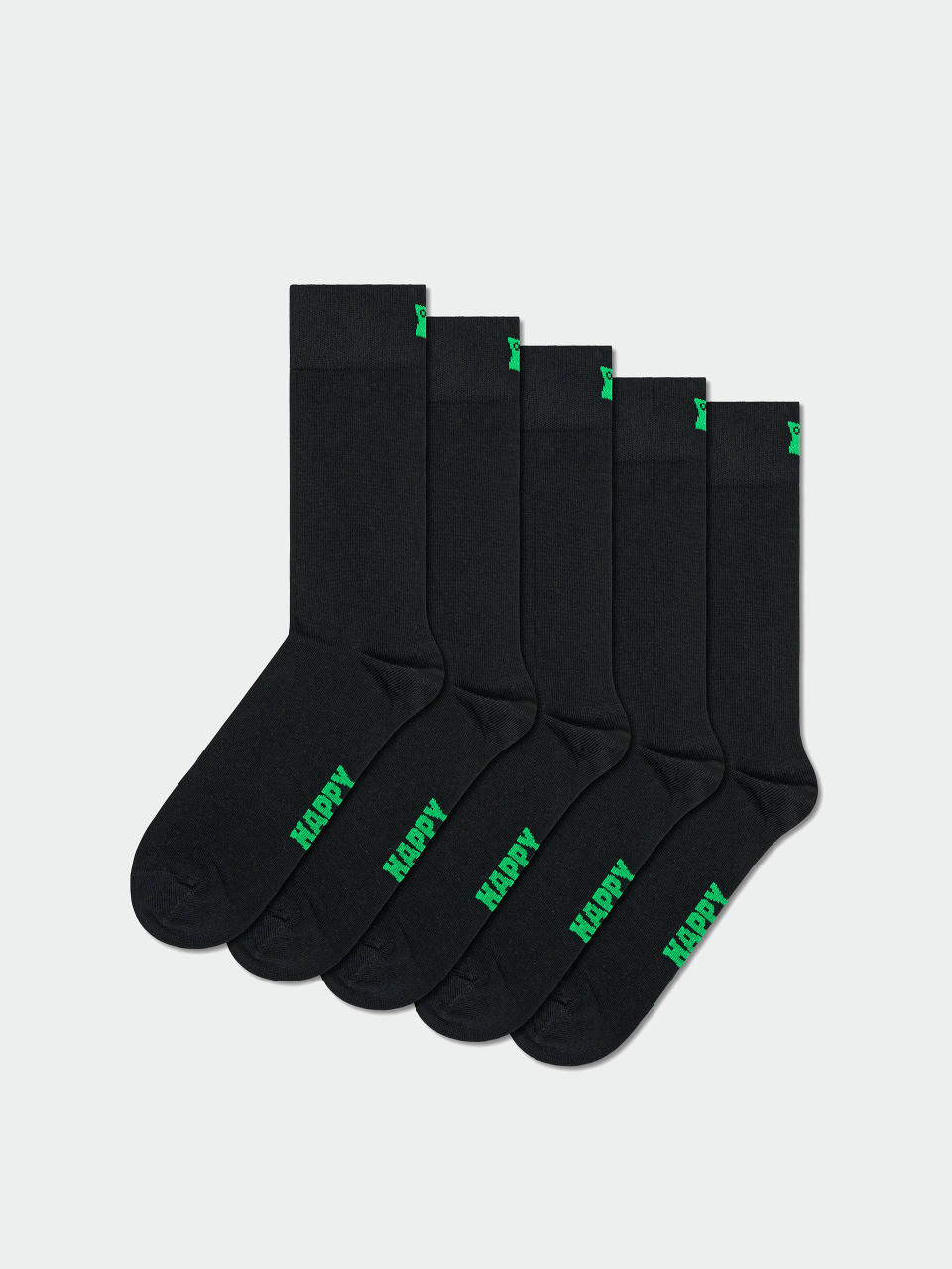 Skarpetki Happy Socks 5-Pack Solids (black)