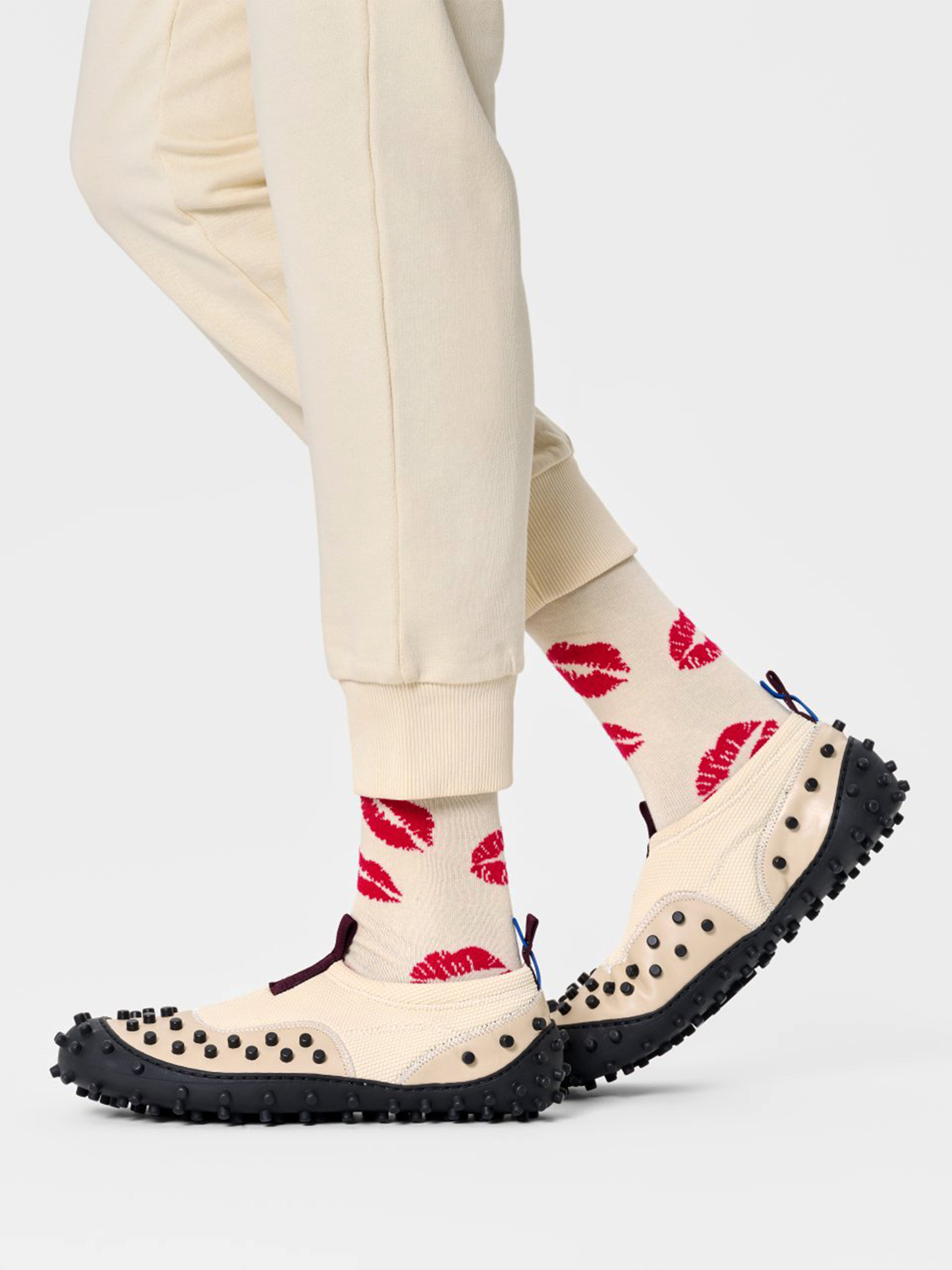 Skarpetki Happy Socks Kisses (white)