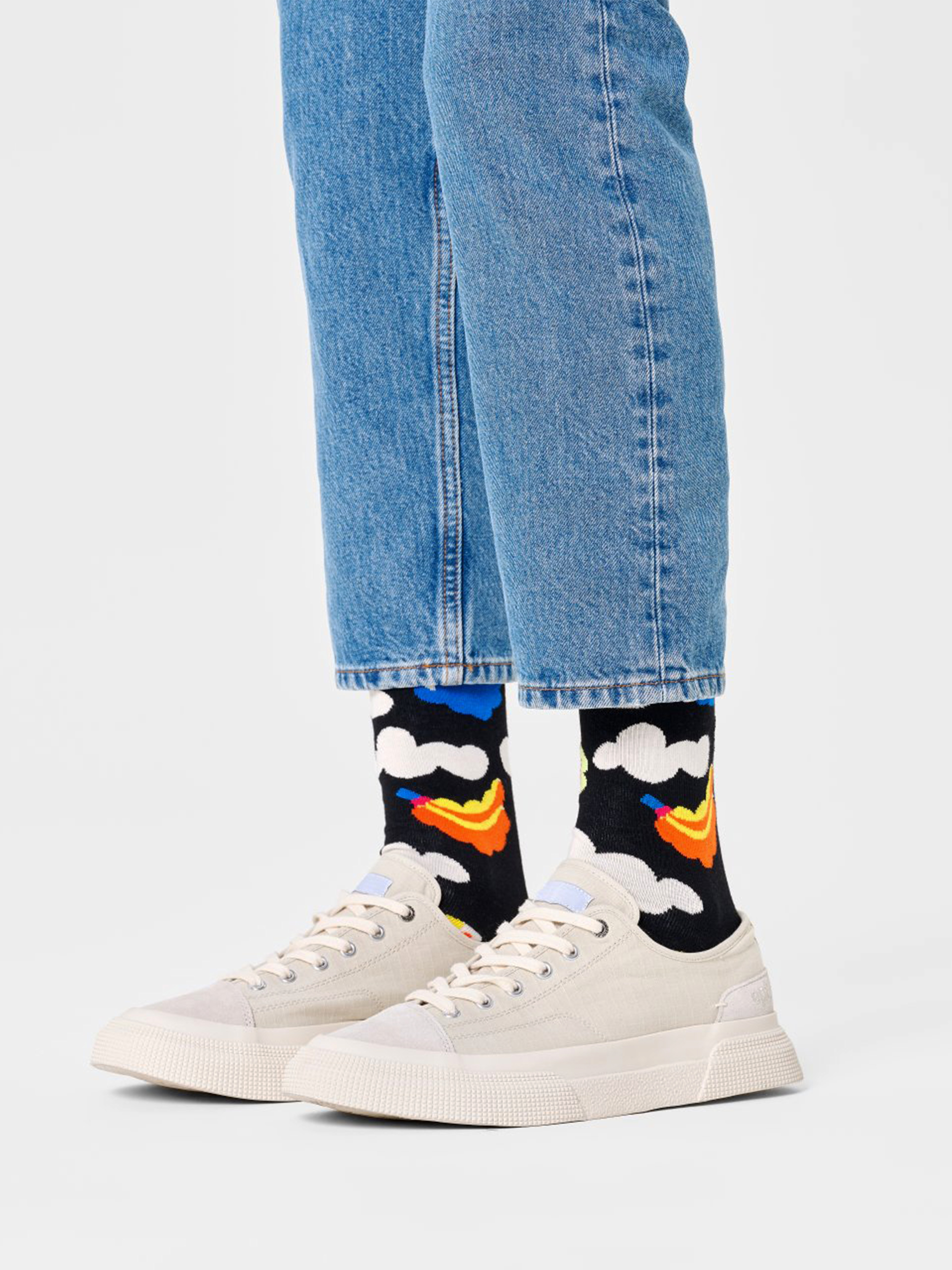 Skarpetki Happy Socks Cloudy Fruit (black)