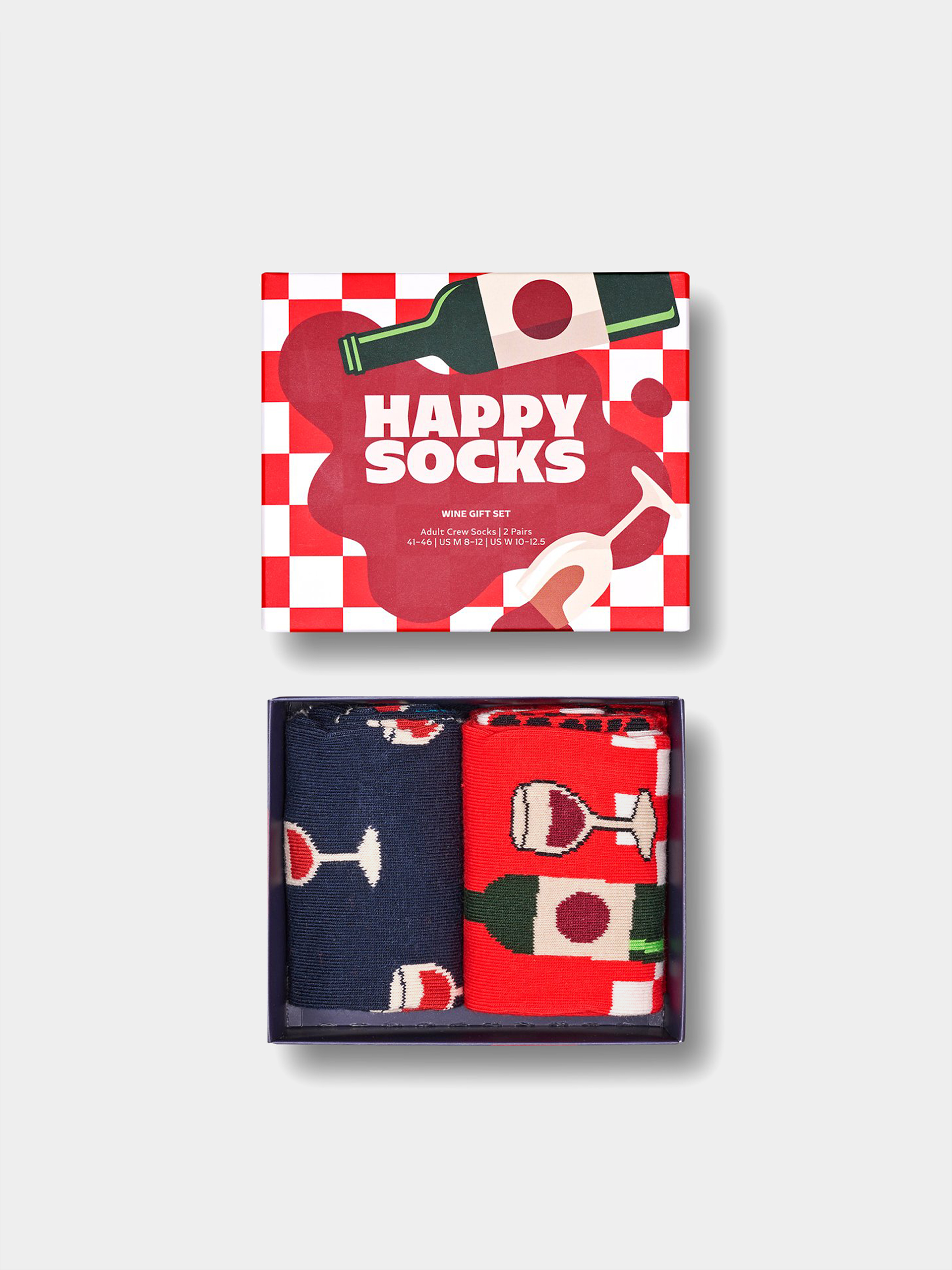 Skarpetki Happy Socks 2-Pack Wine (blue)