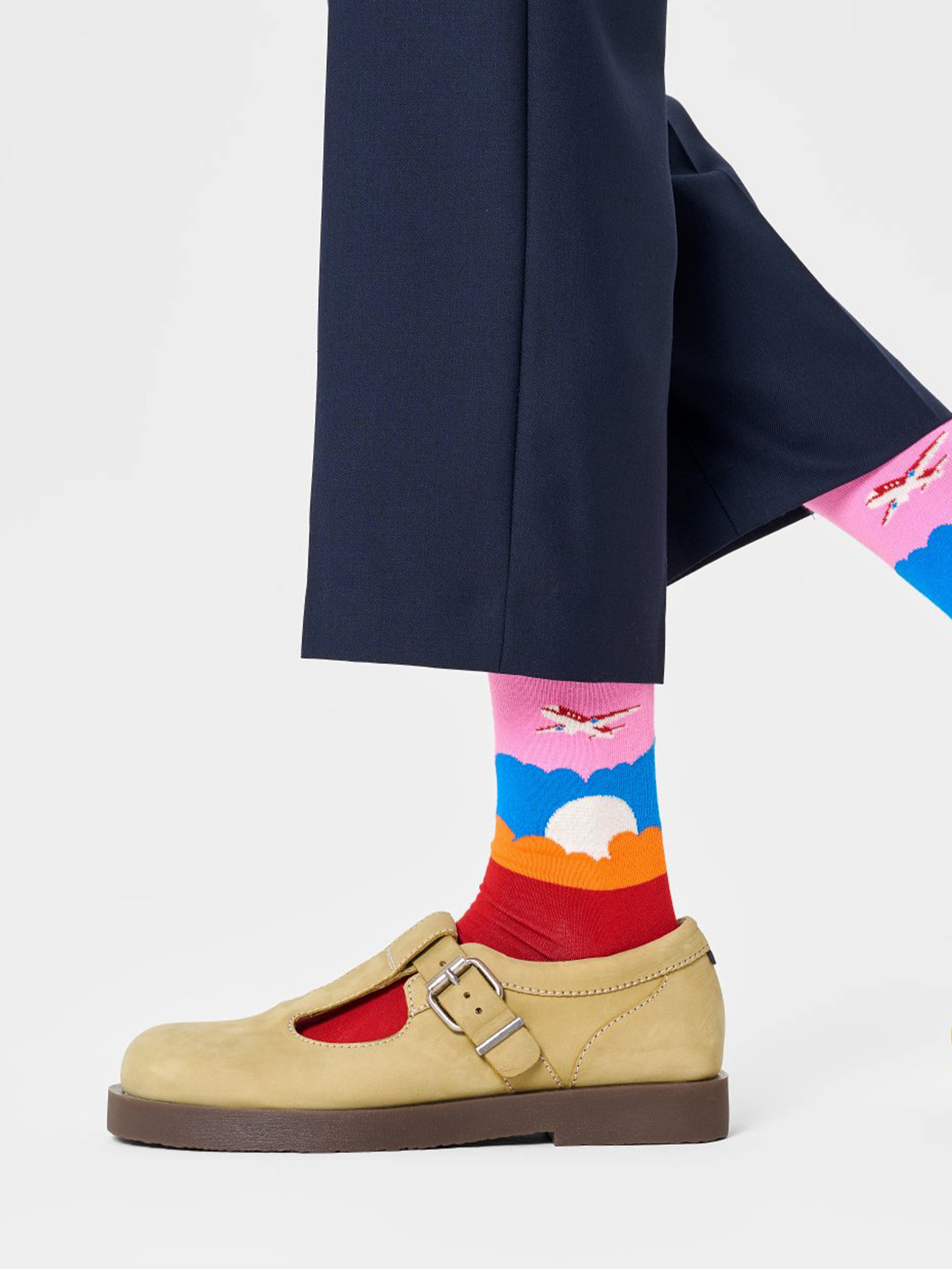 Skarpetki Happy Socks Airplane (pink)