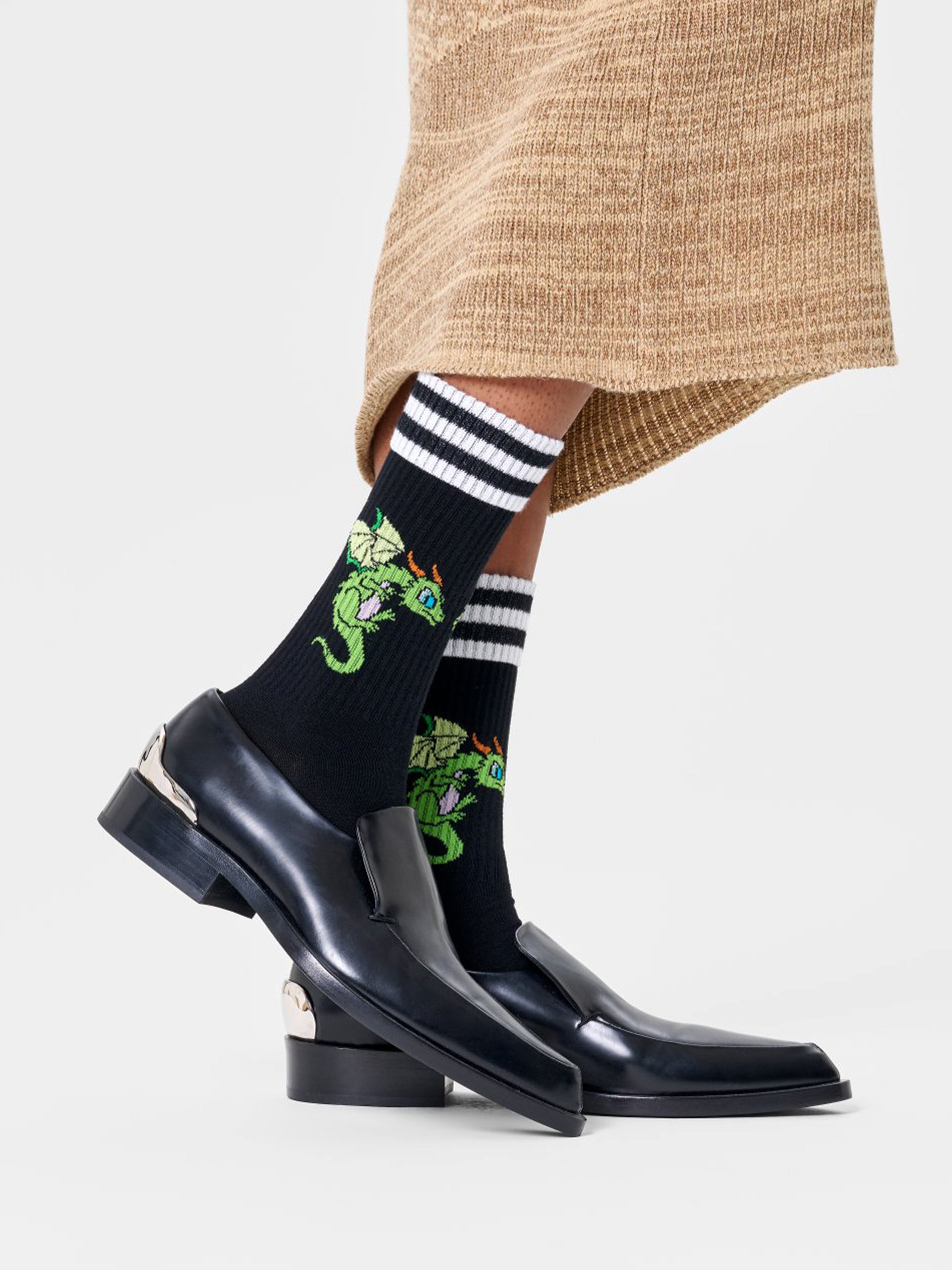 Skarpetki Happy Socks Dragon Sneaker (black)