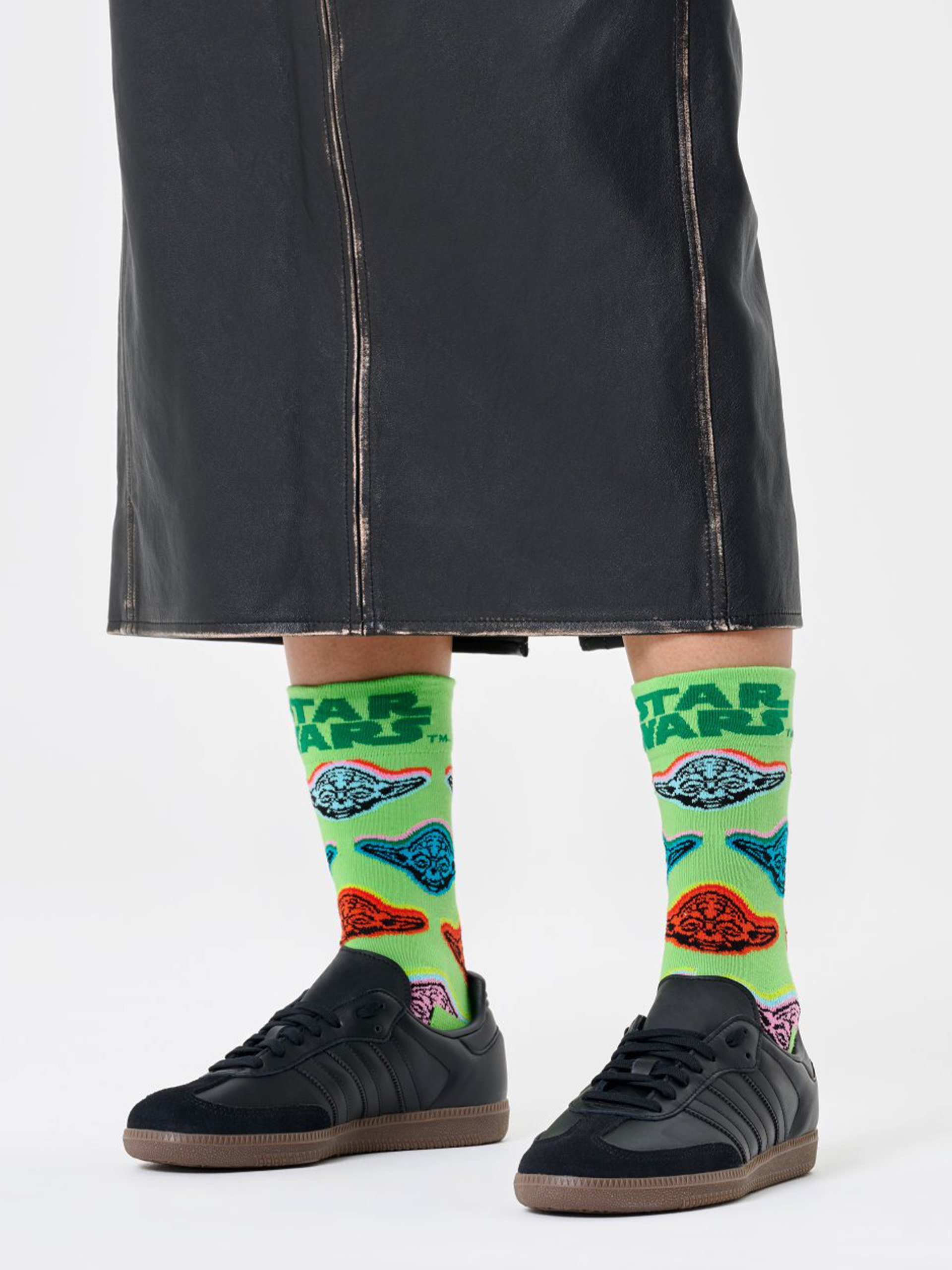 Skarpetki Happy Socks Star Wars Yoda (light green)