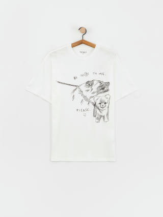 T-shirt Carhartt WIP Pepe Be Nice (white/black)