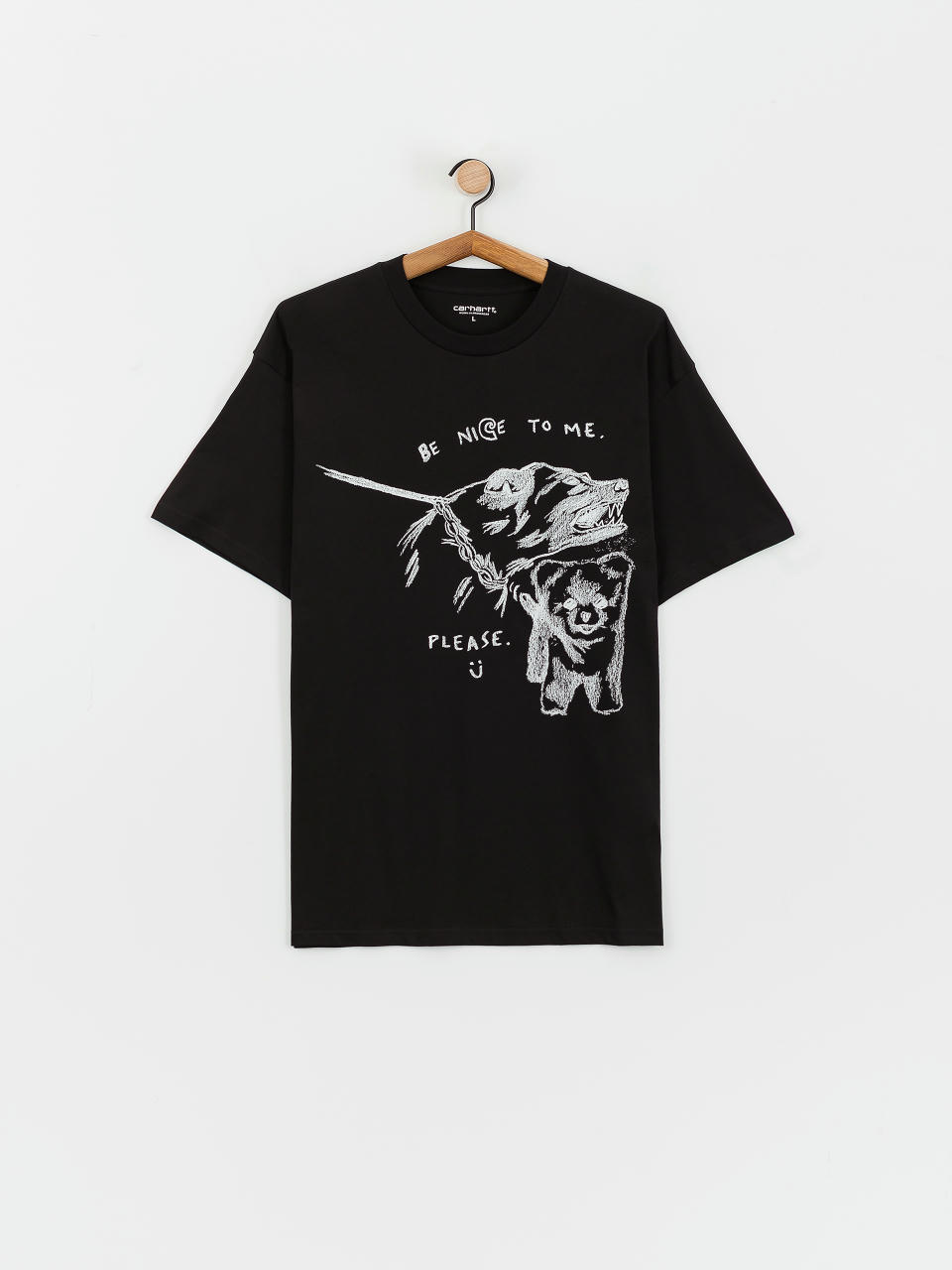 T-shirt Carhartt WIP Pepe Be Nice (black/white)