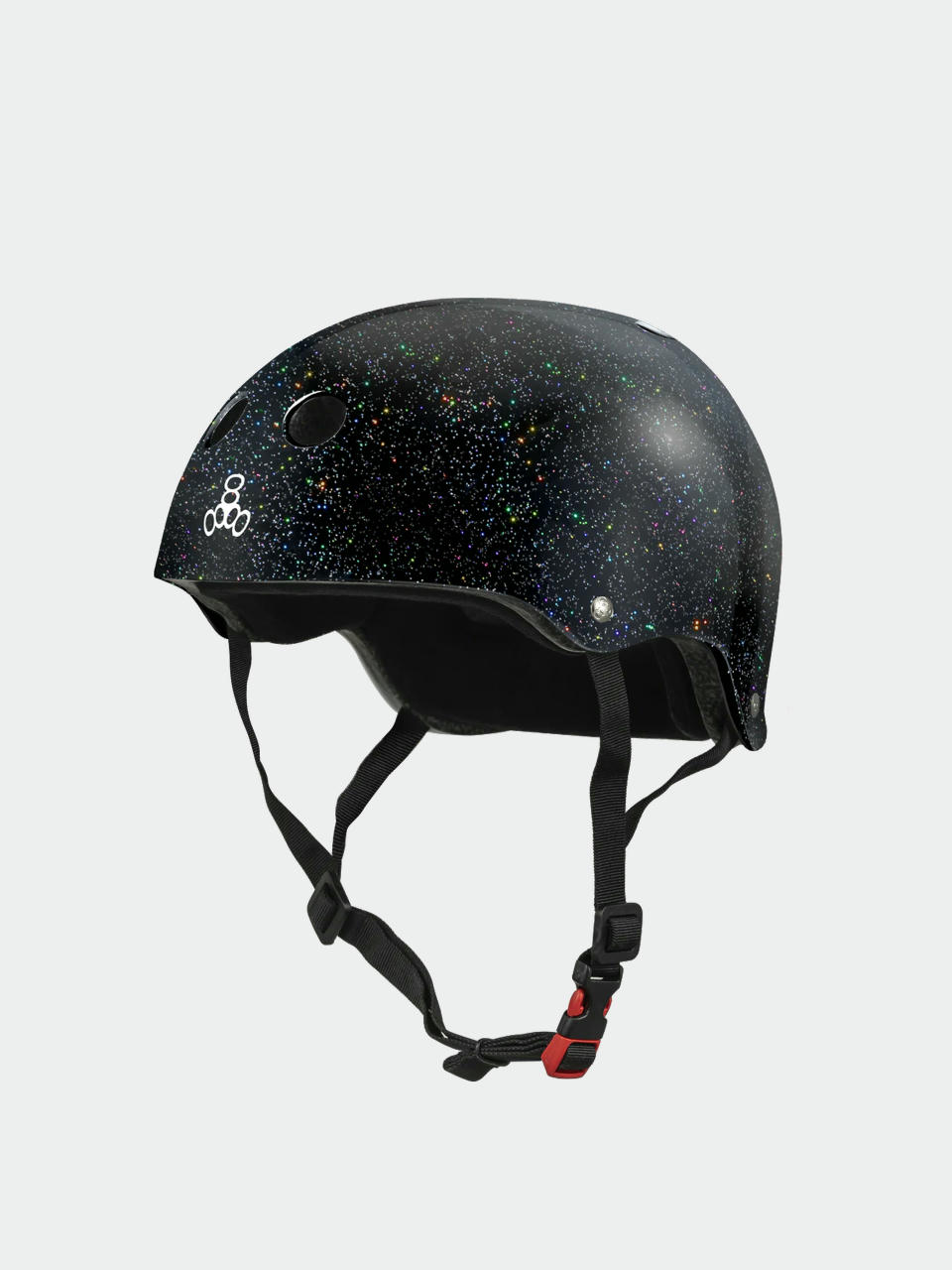 Kask Triple Eight The Certified Sweatsaver Helmet (black glitter)