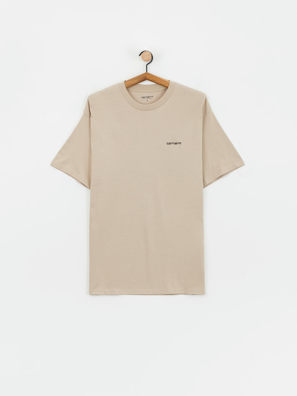 T-shirt Carhartt WIP Script Embroidery (wall/black)