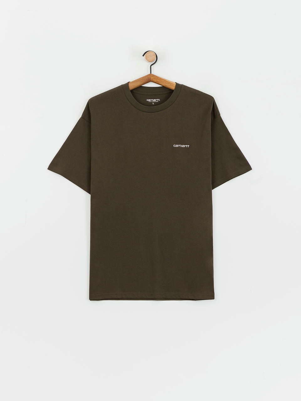 T-shirt Carhartt WIP Script Embroidery (cypress/white)