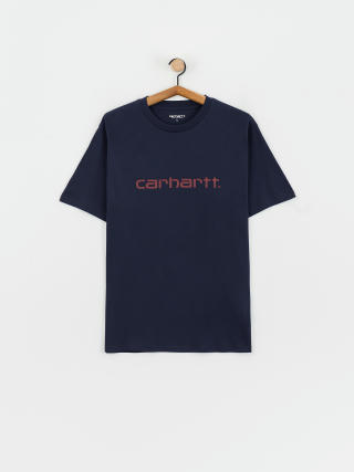 T-shirt Carhartt WIP Script (air force blue/malbec)