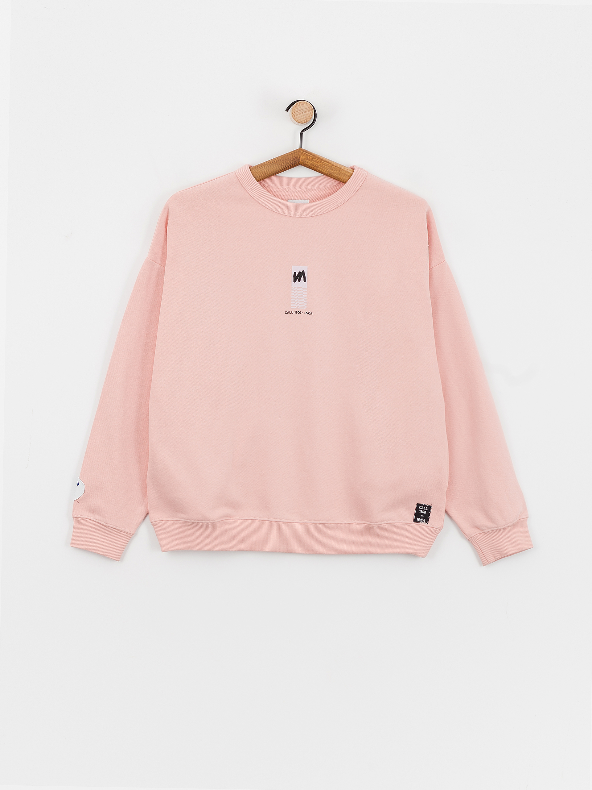 Bluza RVCA Almost Everything Pocket Crew Wmn (blush)