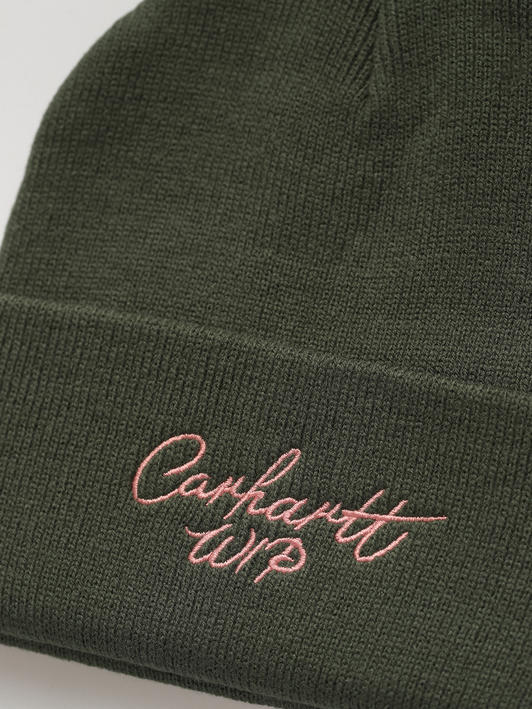 Czapka zimowa Carhartt WIP Signature (sycamore tree/dusty rose)