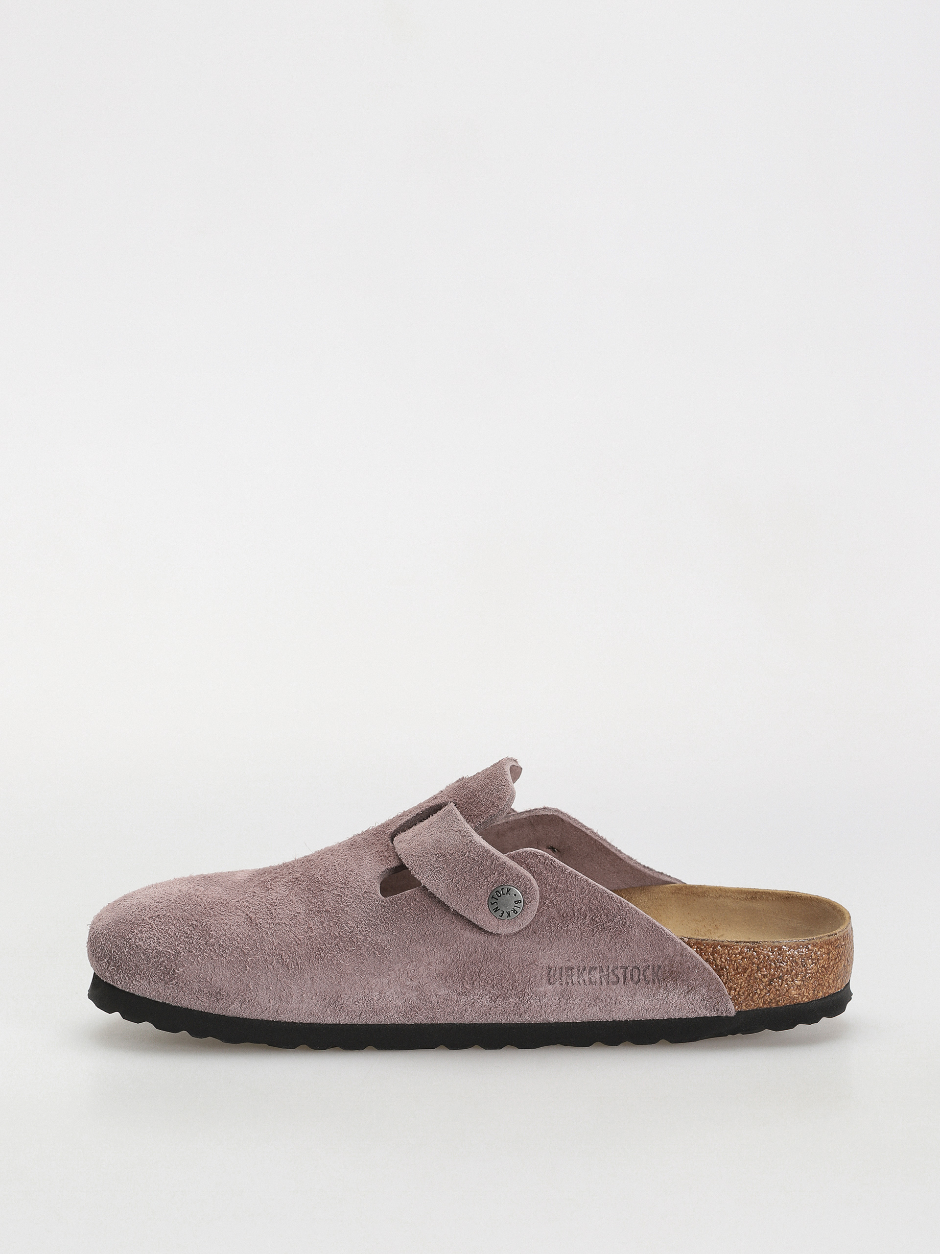 Klapki Birkenstock Boston Suede Narrow (faded purple)