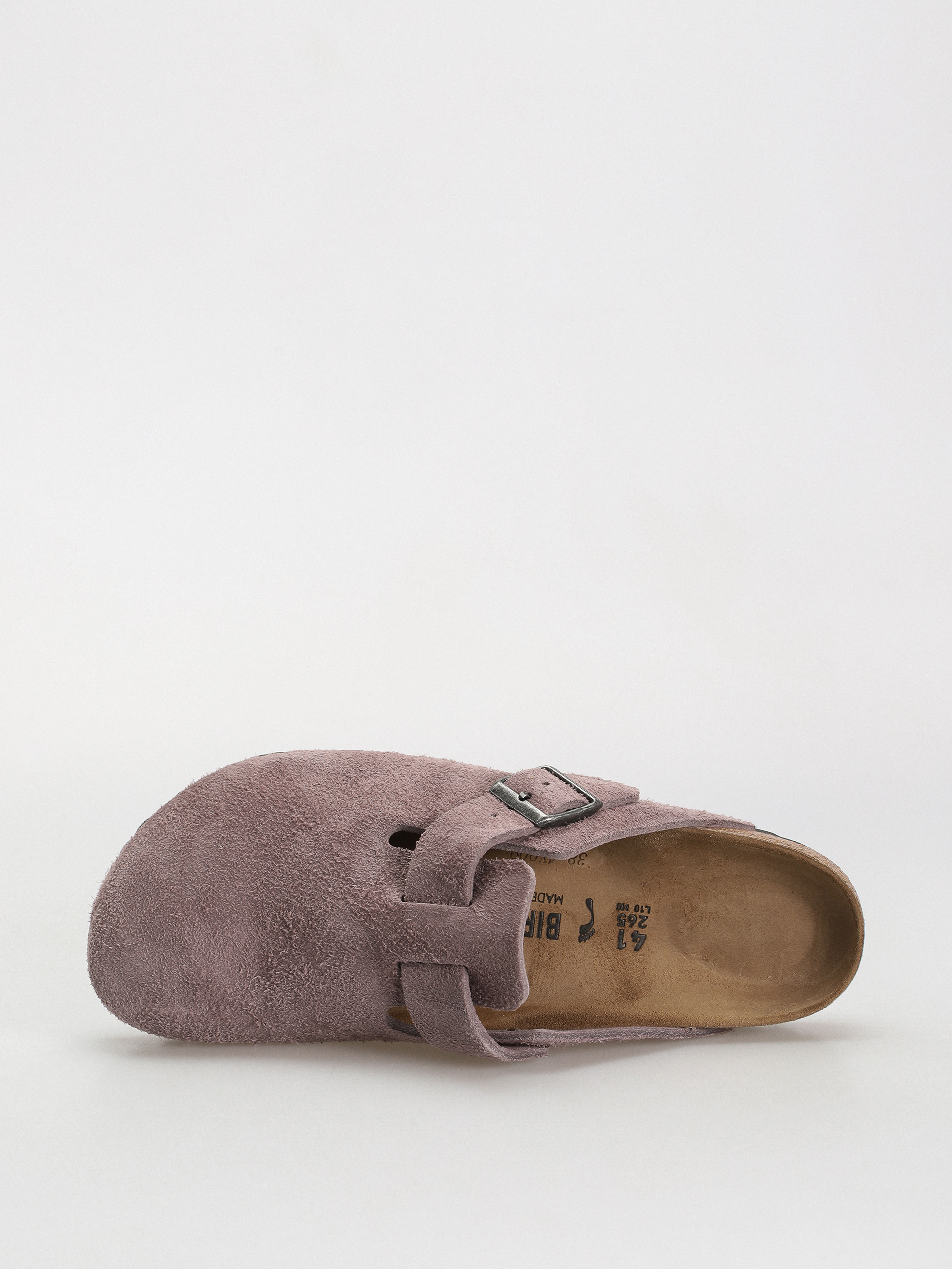 Klapki Birkenstock Boston Suede Narrow (faded purple)