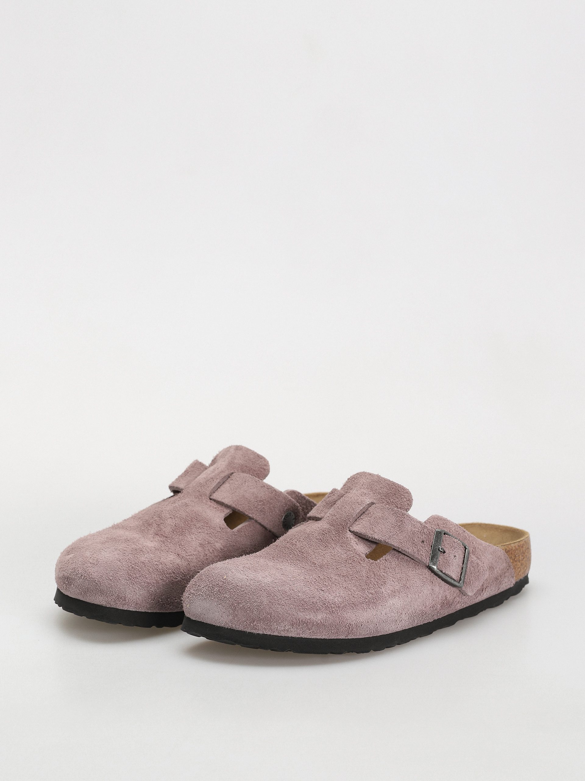 Klapki Birkenstock Boston Suede Narrow (faded purple)