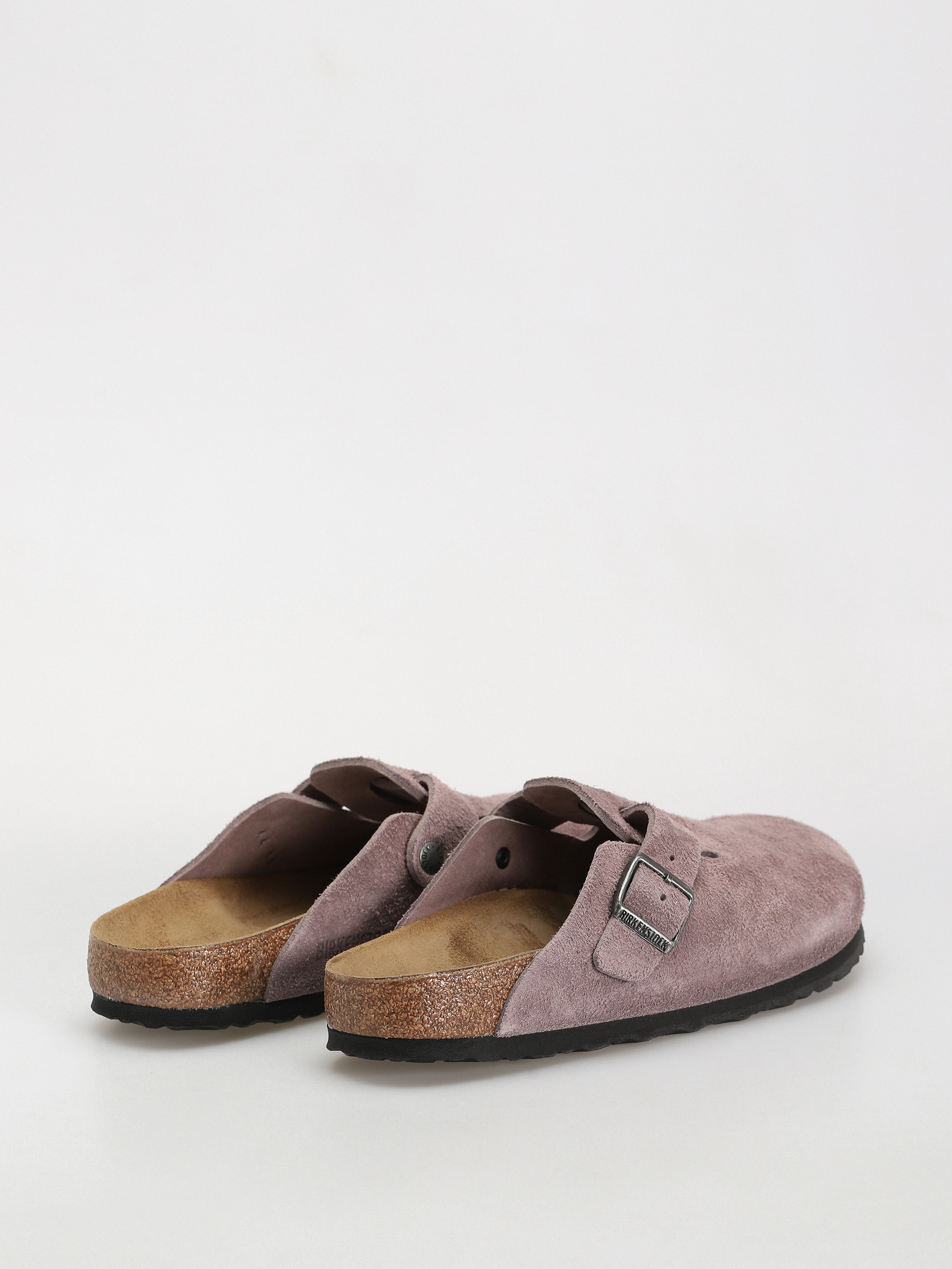 Klapki Birkenstock Boston Suede Narrow (faded purple)