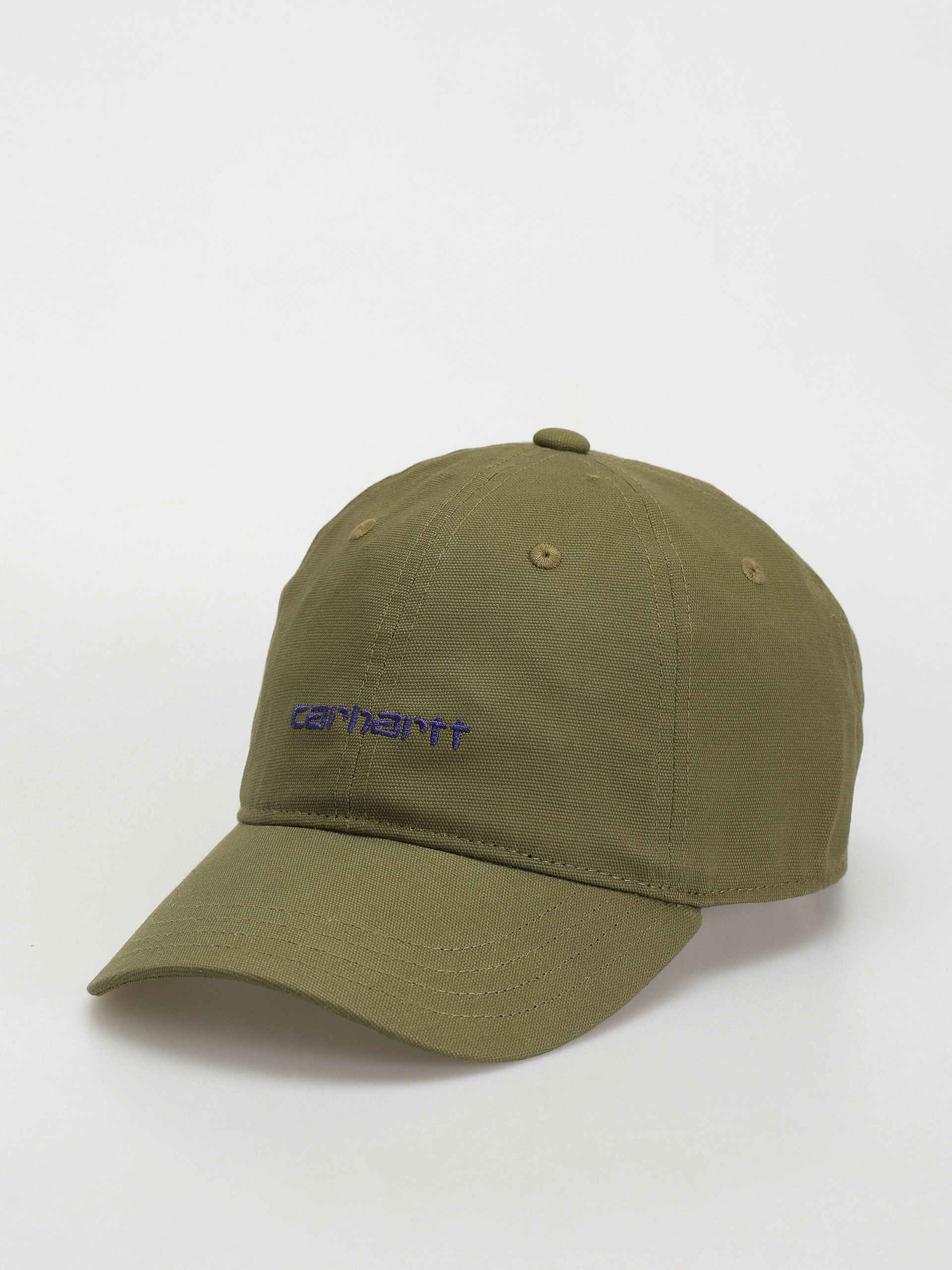 Czapka z daszkiem Carhartt WIP Canvas Script (capulet/aura)