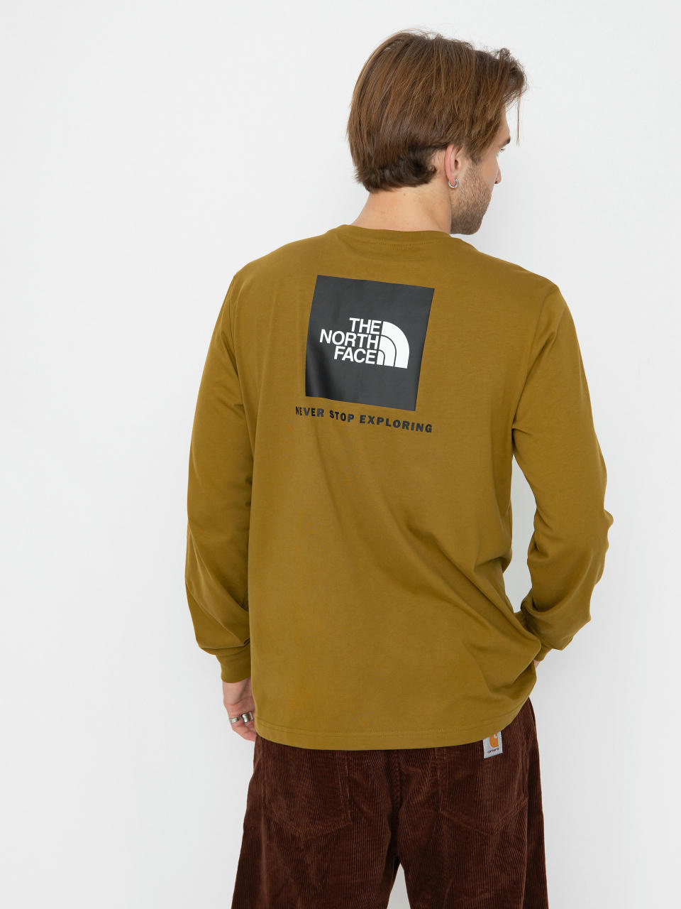 Longsleeve The North Face Redbox (moss green)