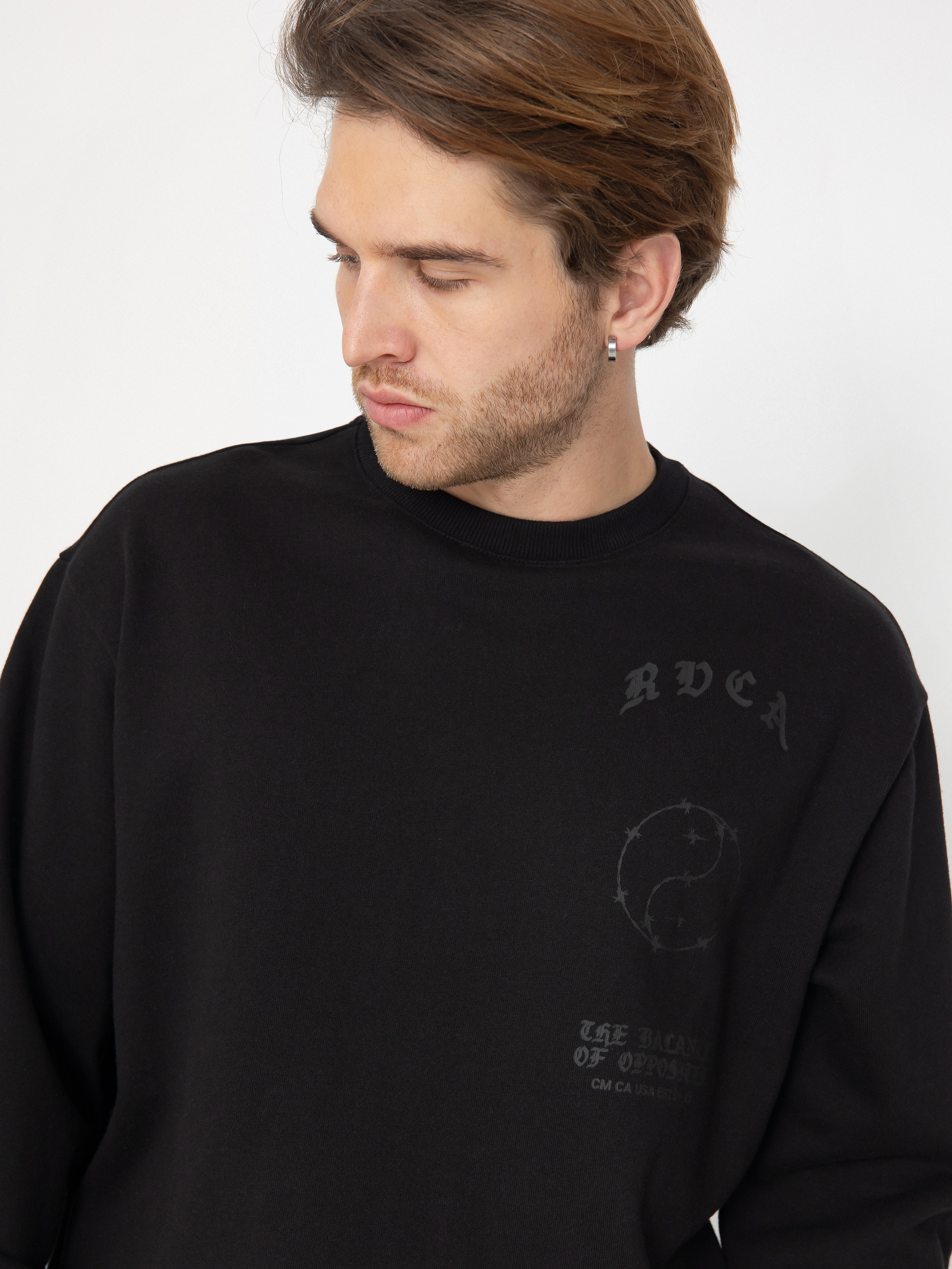 Bluza RVCA Va Barb Crew (black)