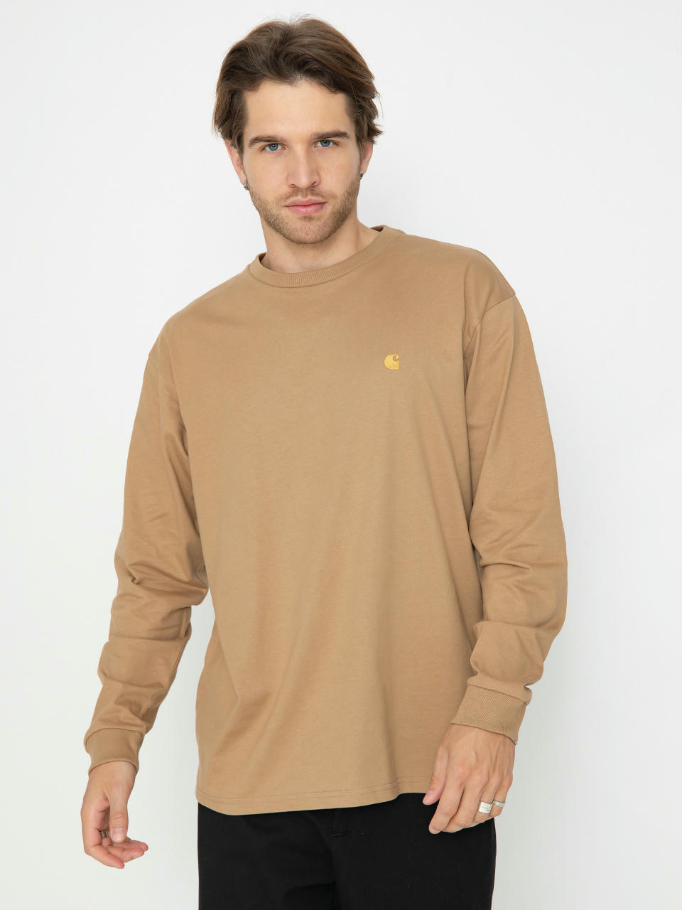 Longsleeve Carhartt WIP Chase (peanut/gold)