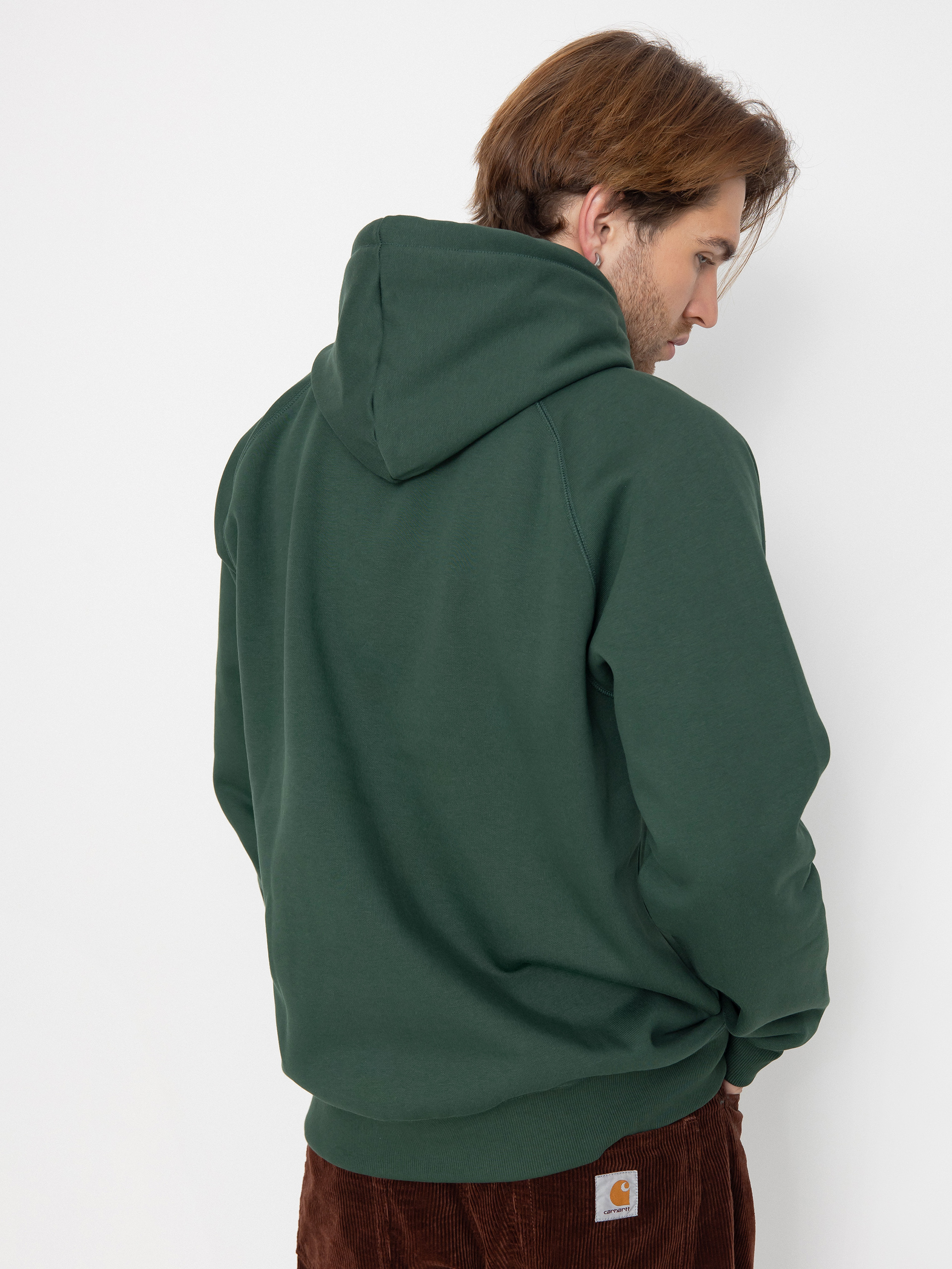 Bluza z kapturem Carhartt WIP Chase HD (sycamore tree/gold)