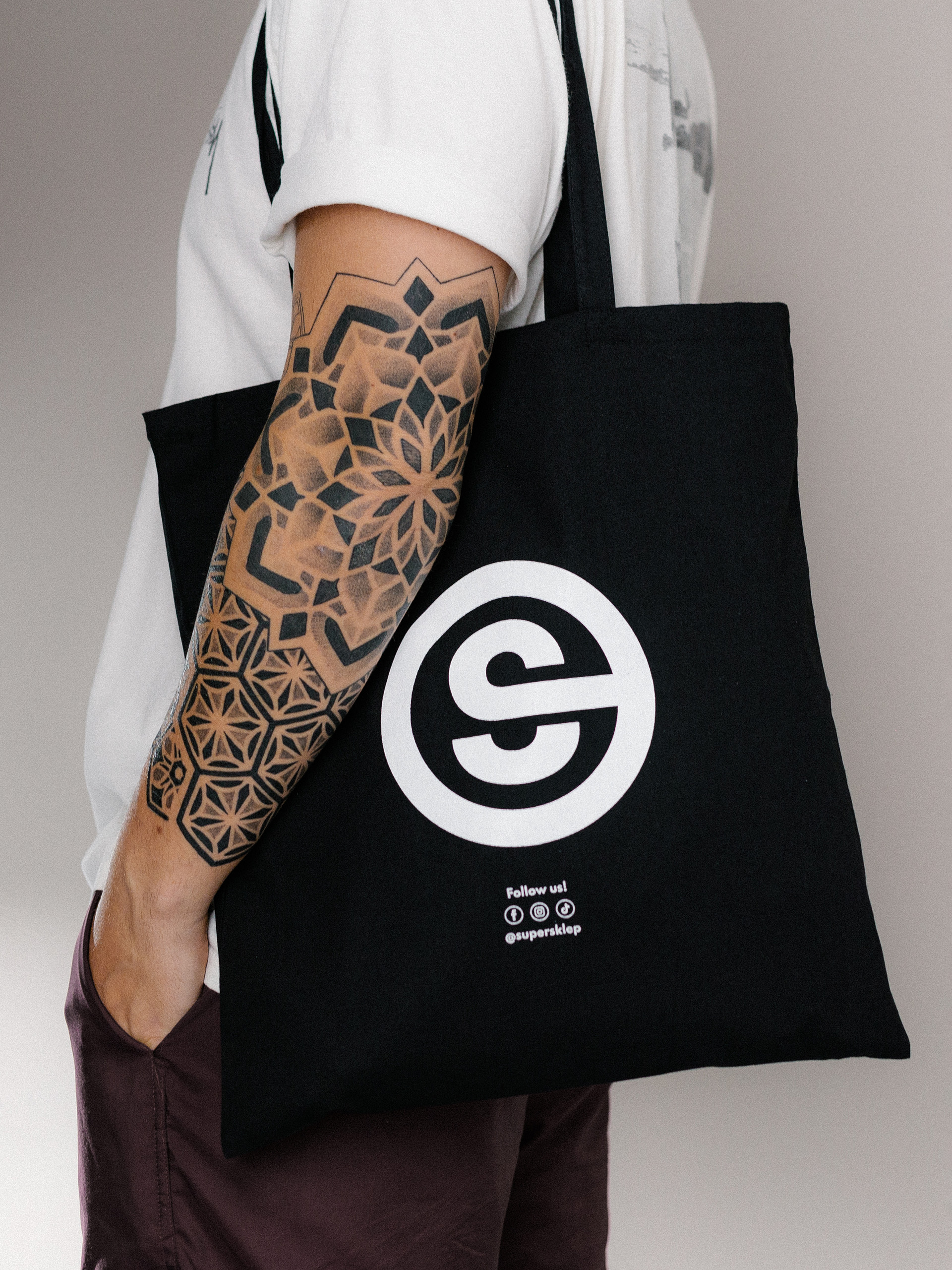 Torba Supersklep Stamp (black)