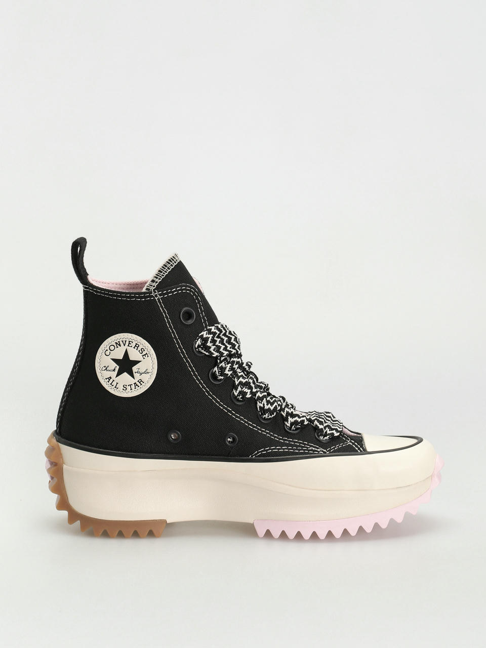 Buty Converse Run Star Hike Hi (black/pink foam/egret)