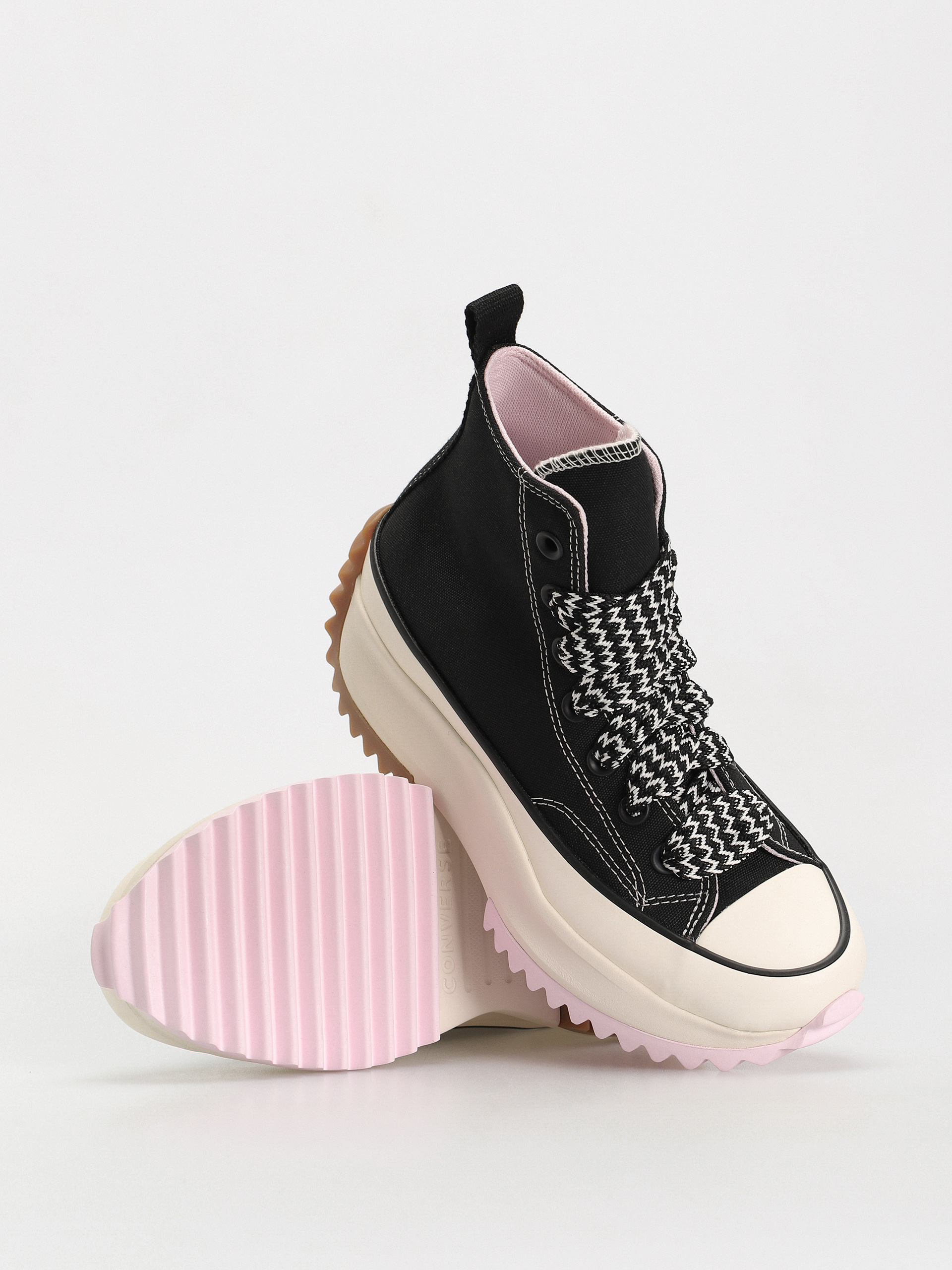 Buty Converse Run Star Hike Hi (black/pink foam/egret)