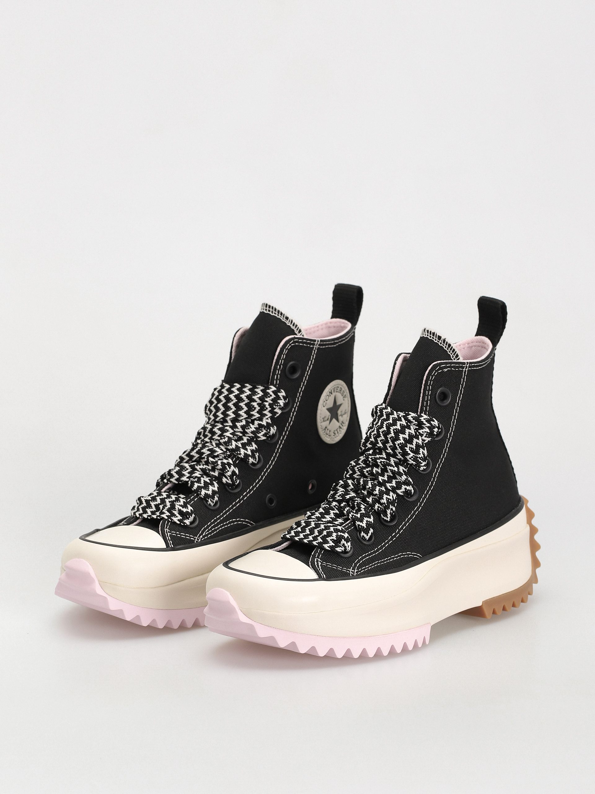 Buty Converse Run Star Hike Hi (black/pink foam/egret)
