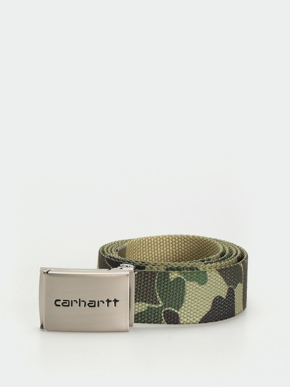 Pasek Carhartt WIP Clip Belt Chrome (camo duck/green)