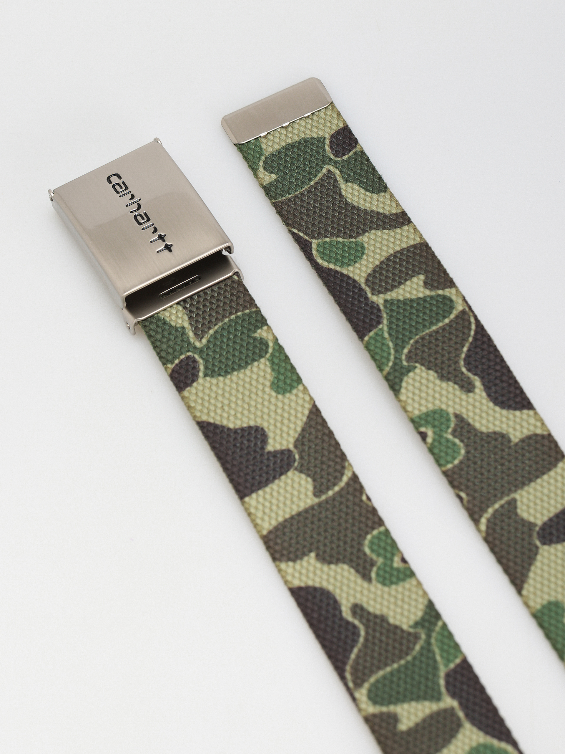 Pasek Carhartt WIP Clip Belt Chrome (camo duck/green)