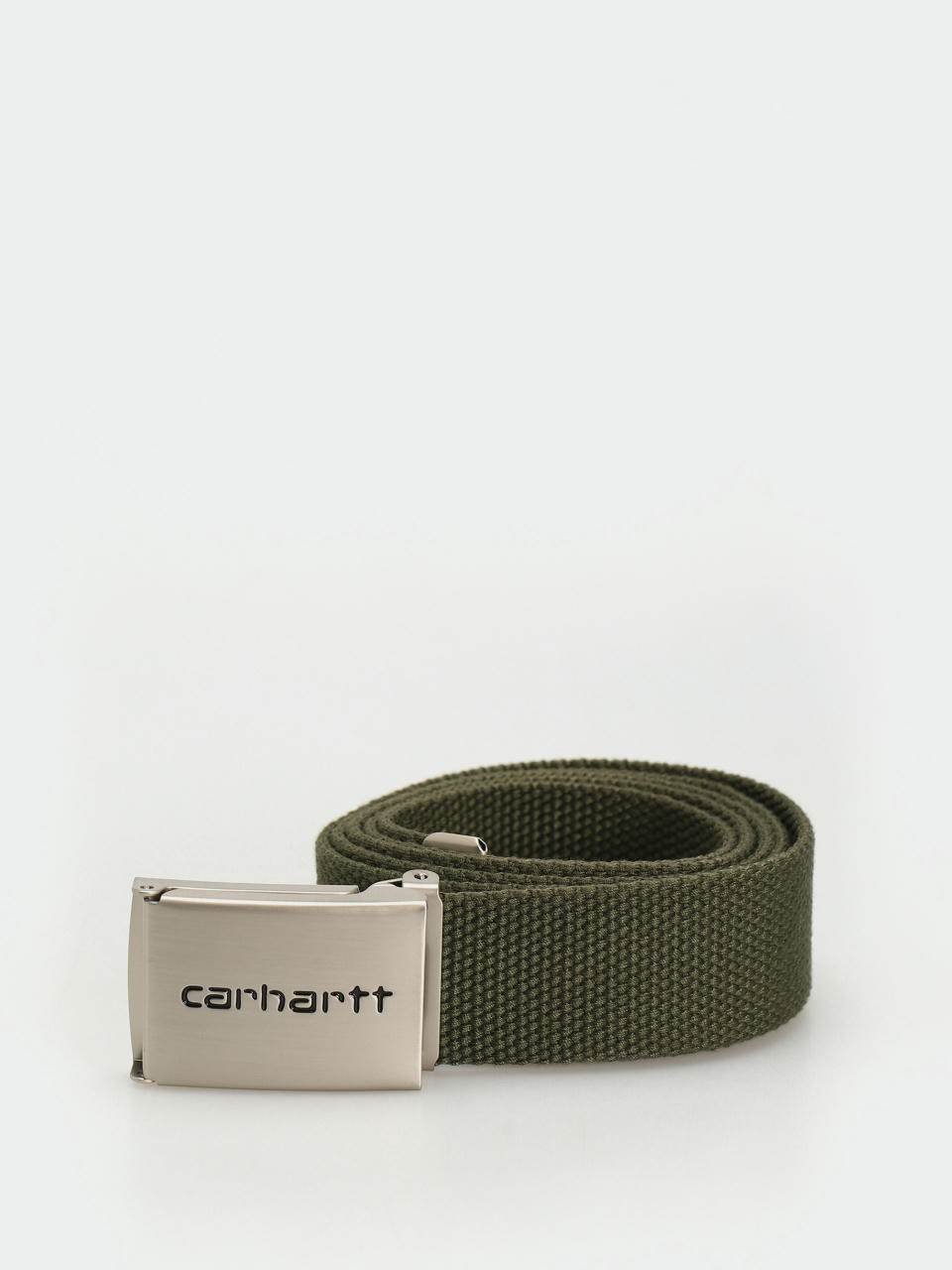 Pasek Carhartt WIP Clip Belt Chrome (office green)