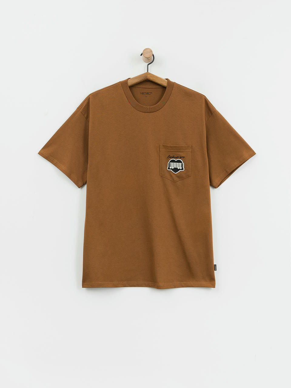 T-shirt Carhartt WIP Heart Train Pocket (hamilton brown)