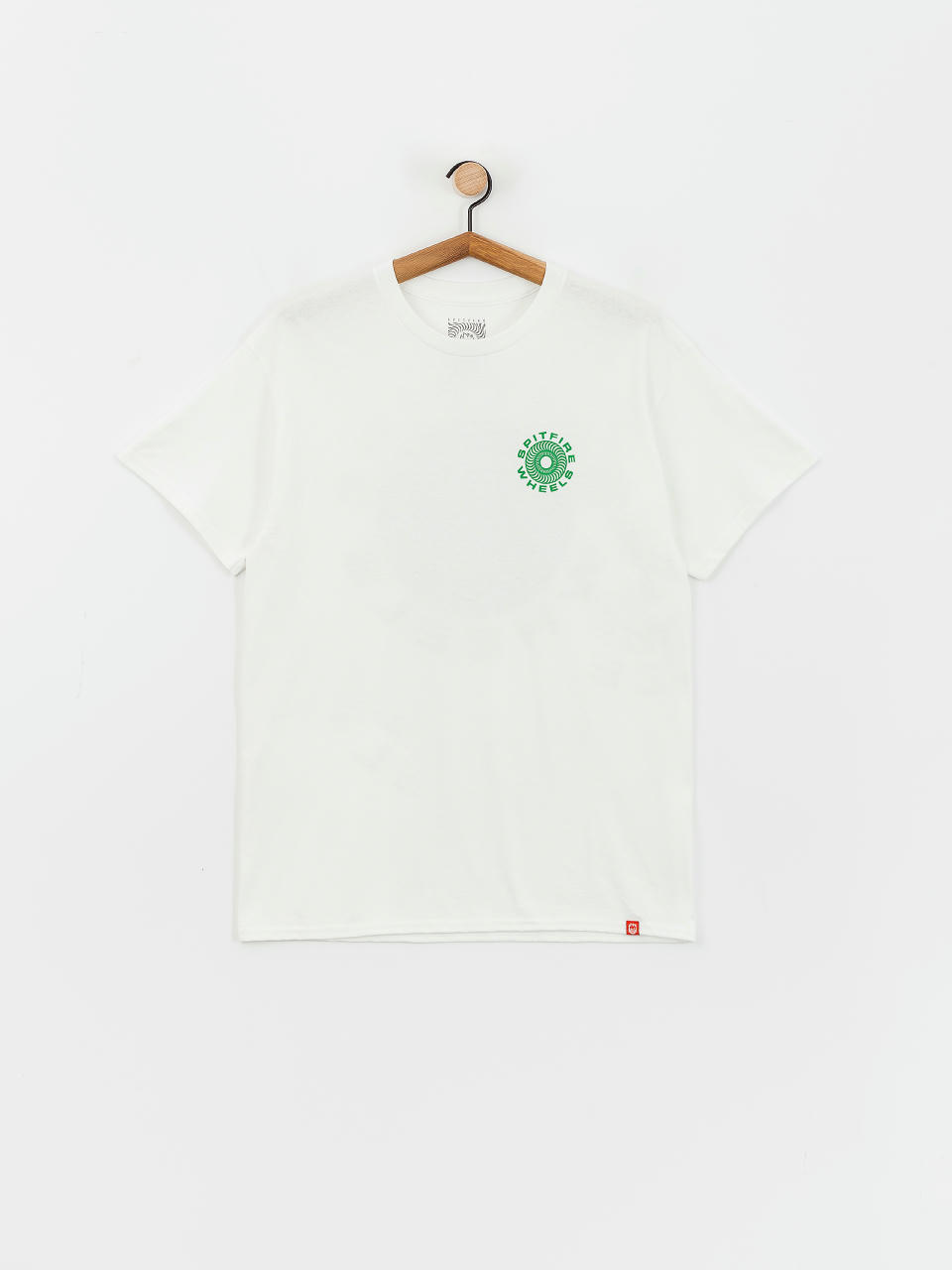 T-shirt Spitfire Classic 87 Swirl Fill (white/green)